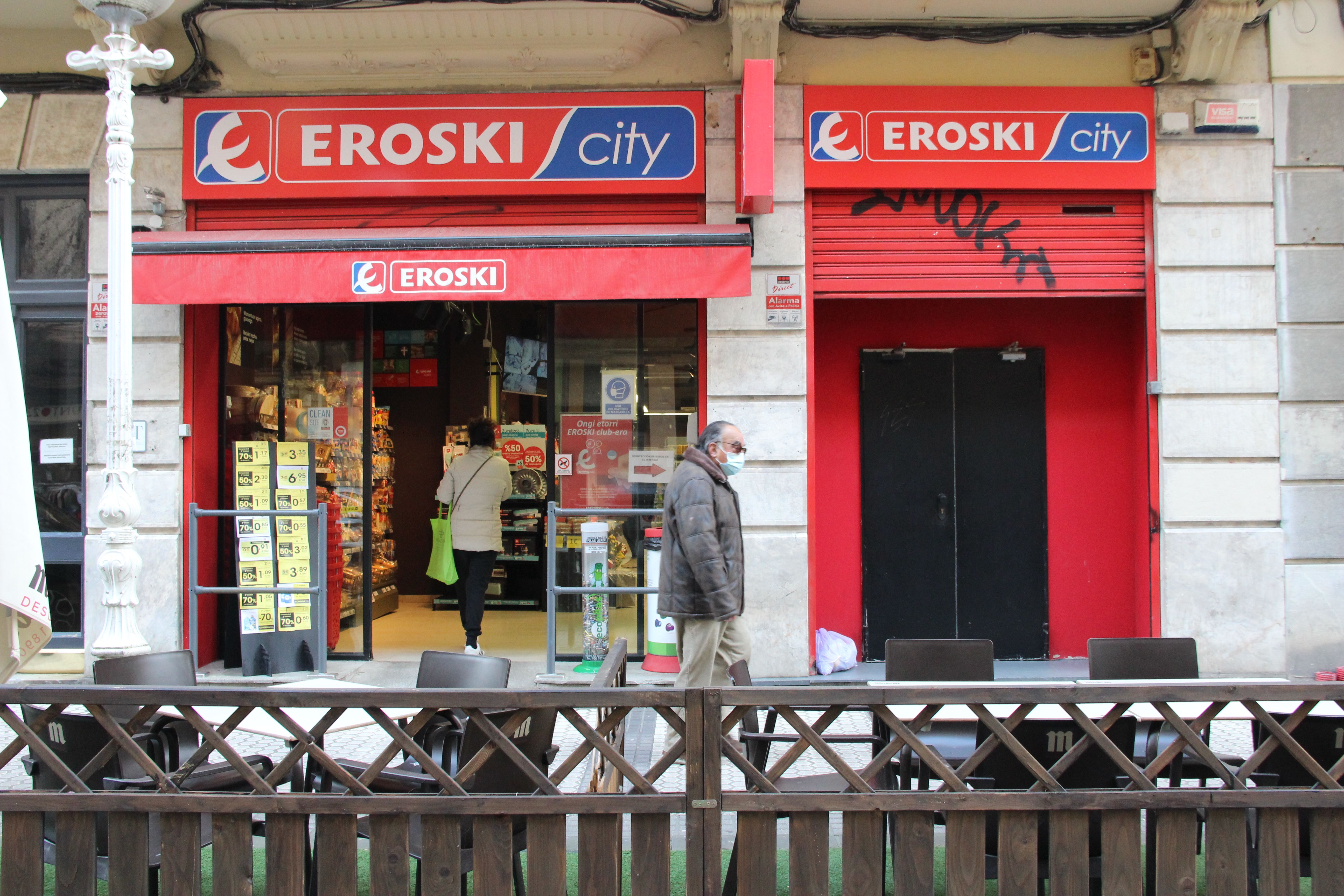 Eroski City, Donostiako Usandizaga kalean | Argazkia: EnpresaBidea Eroski City, Donostiako Usandizaga kalean | Argazkia: EnpresaBidea