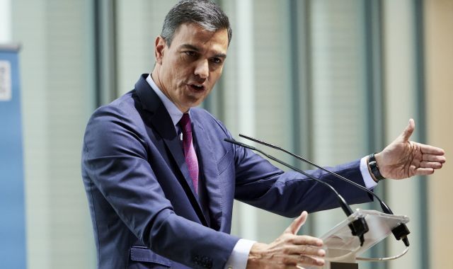 Pedro Sanchez Espainiako gobernuko presidentea | Argazkia: Europa Press