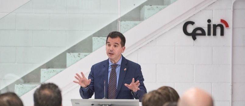 Mikel Irujo kontseilaria programa berriaren aurkezpenean | Argazkia: CEINN Mikel Irujo kontseilaria programa berriaren aurkezpenean | Argazkia: CEINN