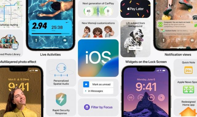 iOS 16ri lotutako berrikuntzak | Irudia: Apple