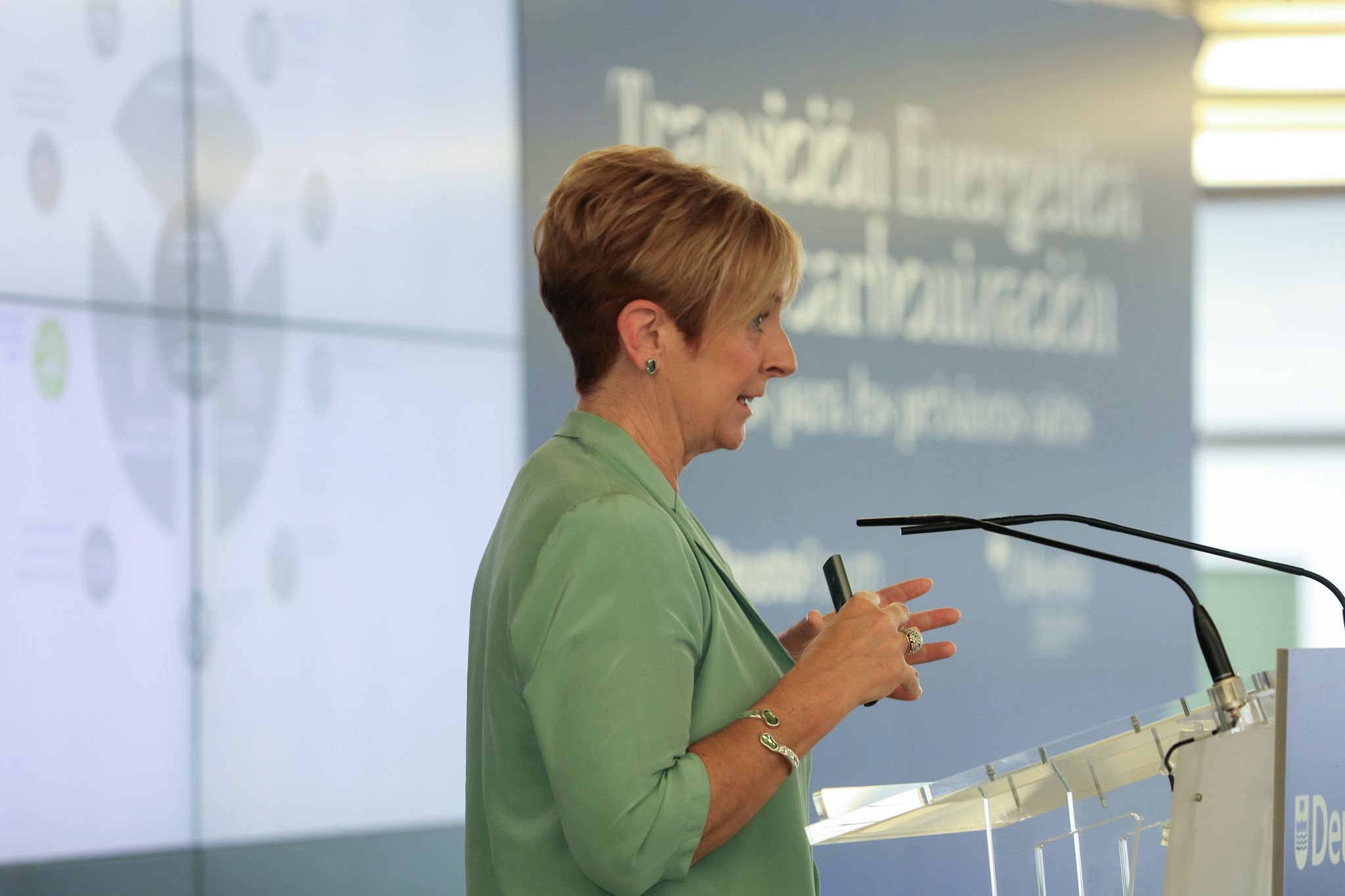 Arantxa Tapia, gaur goizean, Bilbon | Argazkia: Irekia Arantxa Tapia, gaur goizean, Bilbon | Argazkia: Irekia