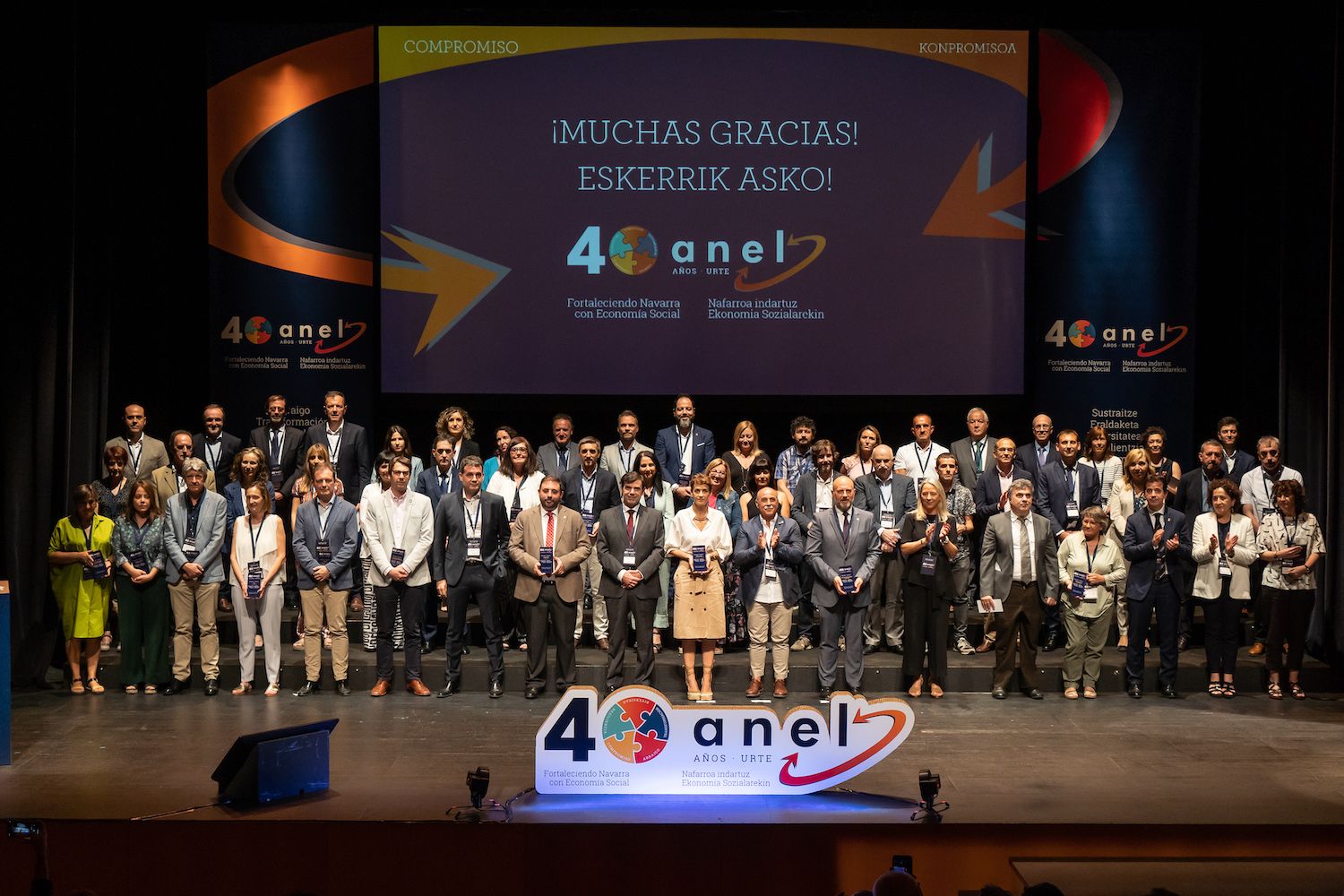 ANELen 40. urteurreneko ospakizun ekitaldia | Argazkia: ANEL