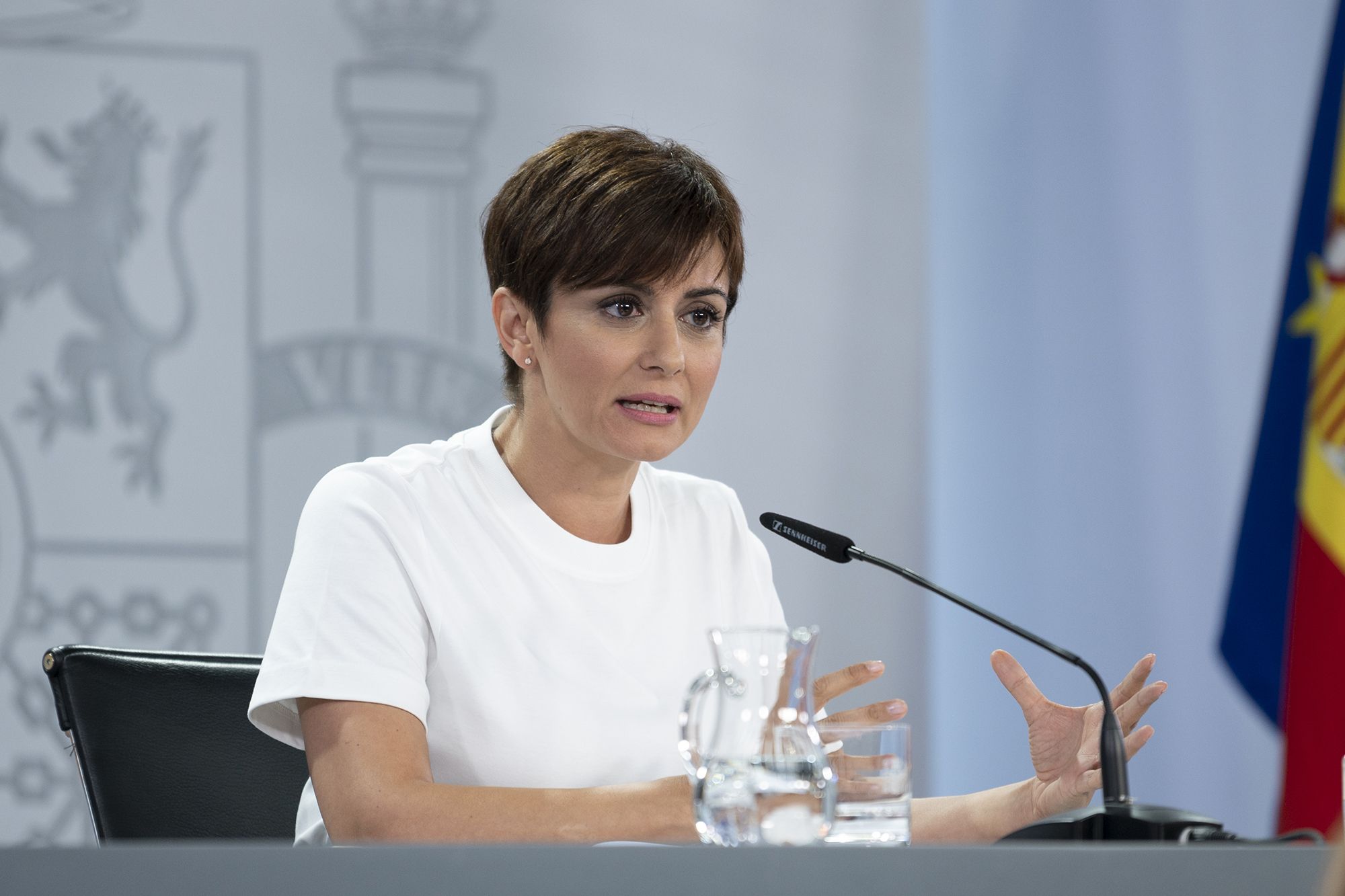 Isabel Rodriguez Espainiako Gobernuko bozeramailea | Argazkia: Moncloa