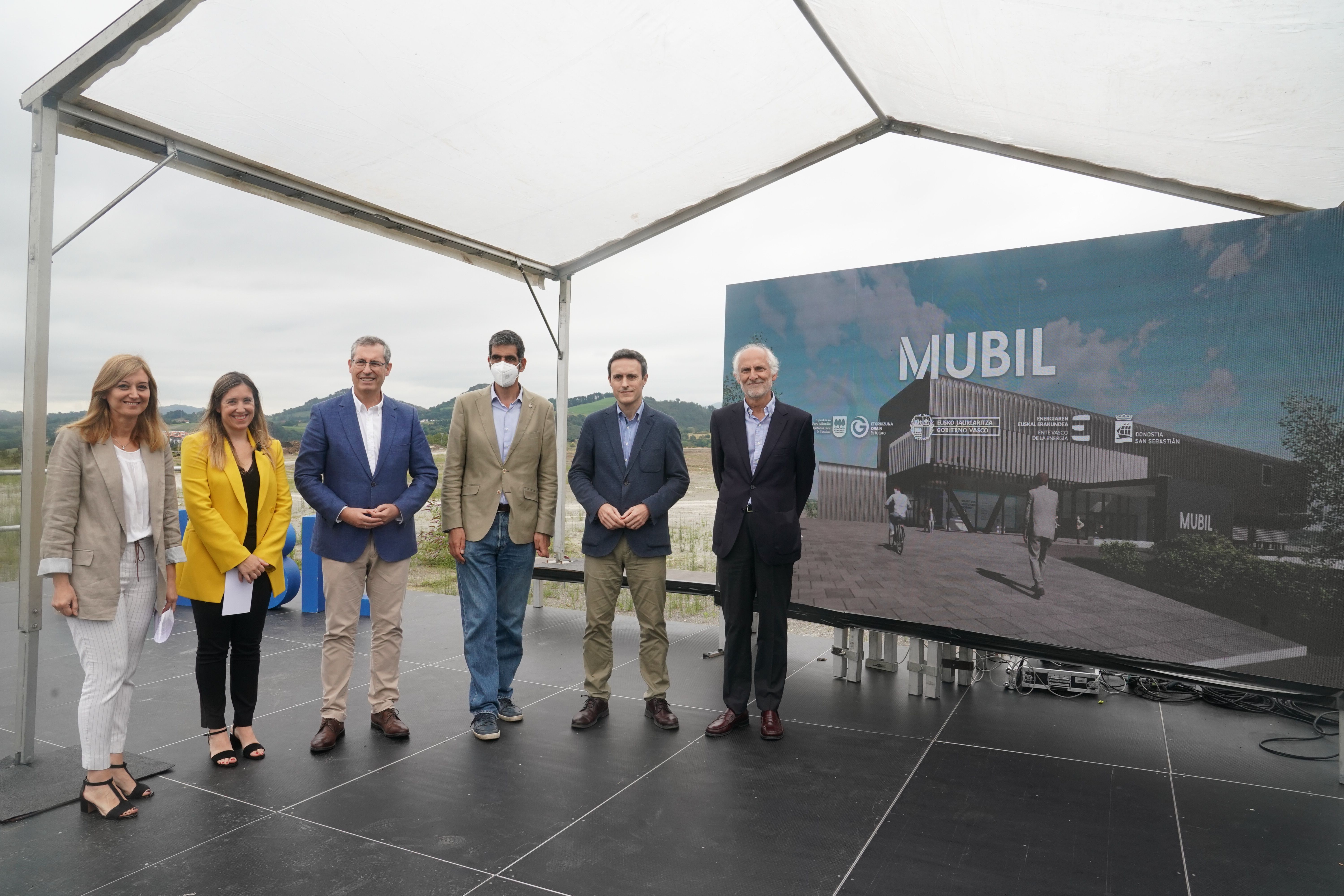 Mubil egoitza berriaren aurkezpena, gaur goizean, Eskuzaitzetan | Argazkia: Mubil
