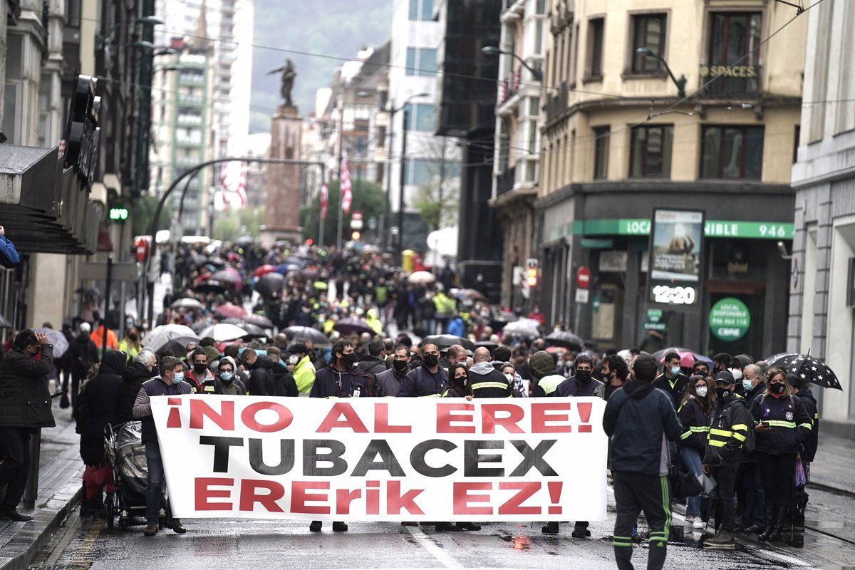Tubacexeko martxoko mobilizazioak | Argazkia: Europa Press