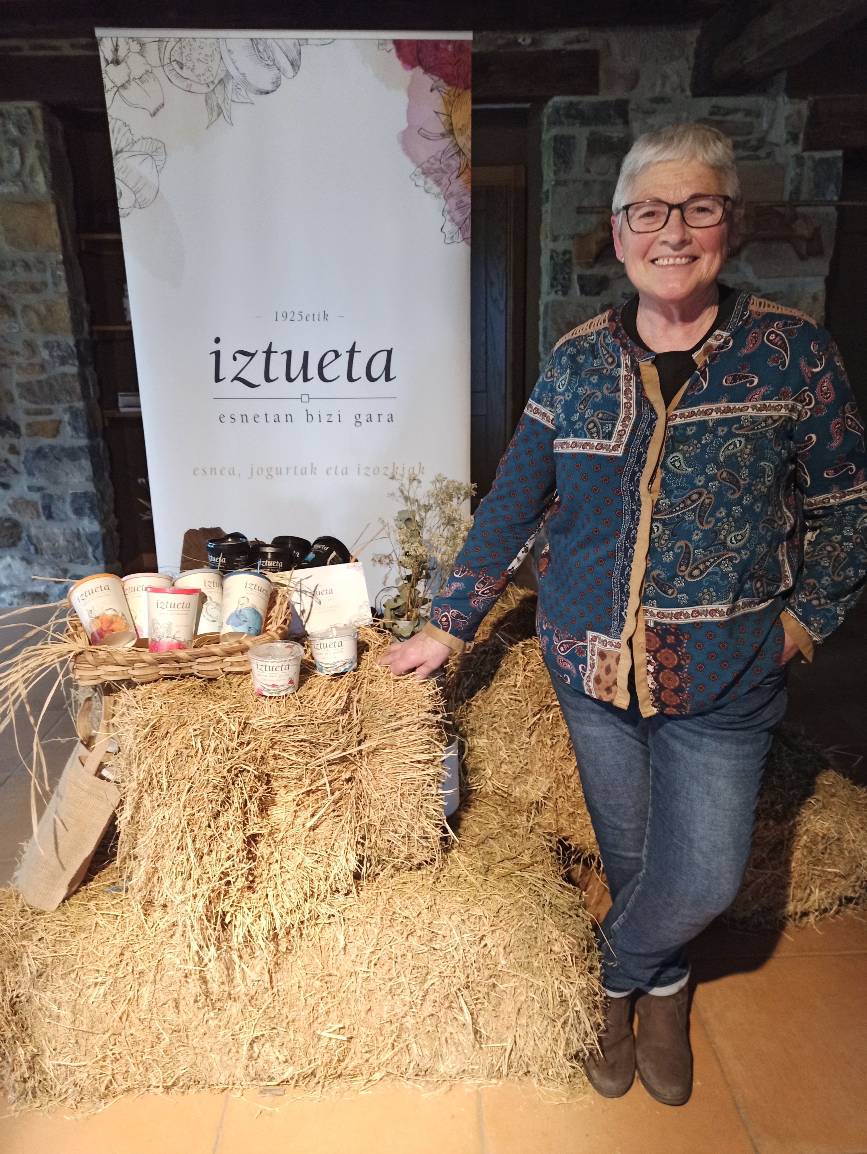 Marije Instausti Iztuetako zenbait produkturekin | Argazkia: Iztueta Marije Instausti Iztuetako zenbait produkturekin | Argazkia: Iztueta
