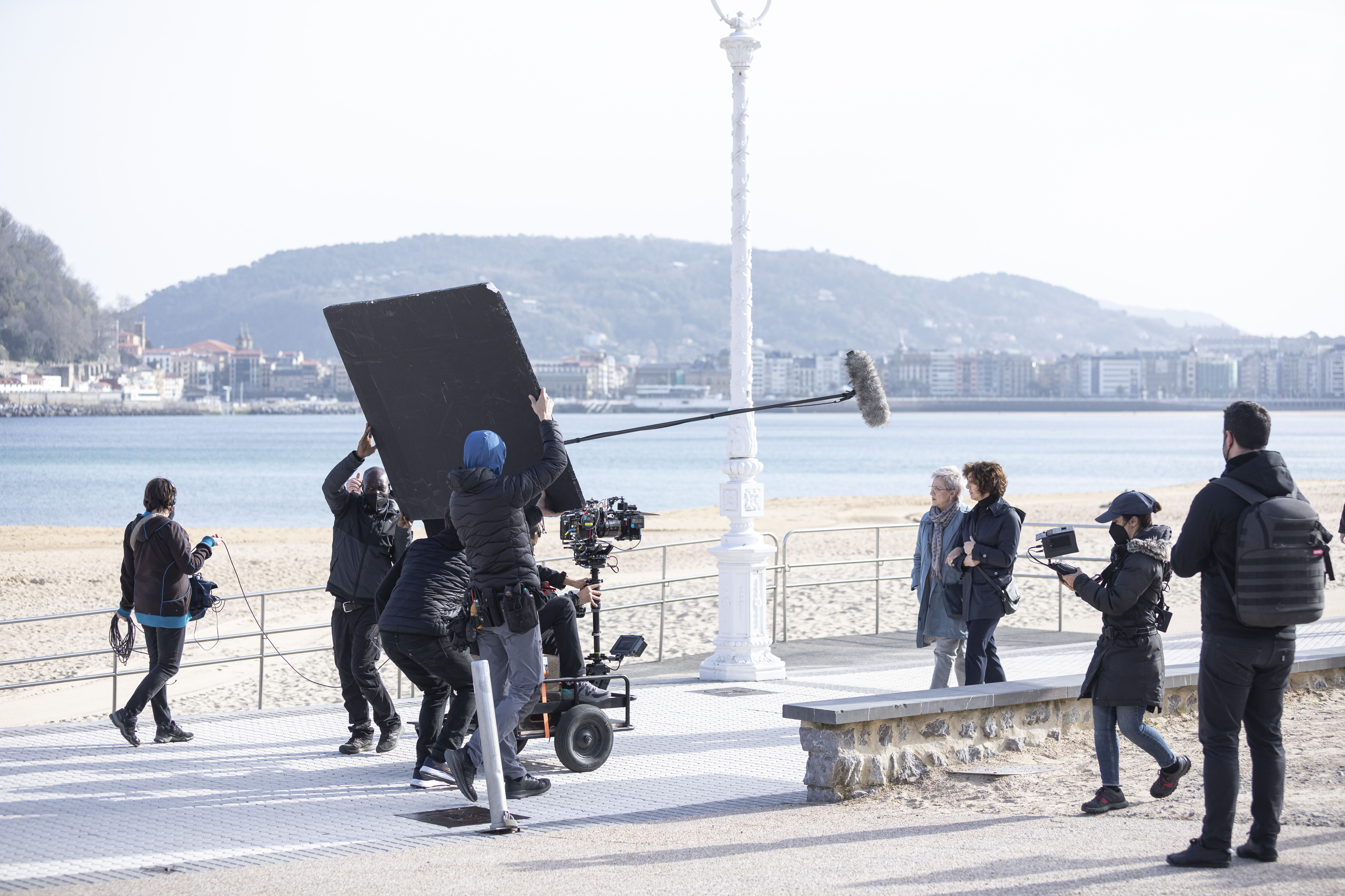 'Maixabel' filmaren grabaketako irudia | Argazkia: San Sebastian Gipuzkoa Film Commission