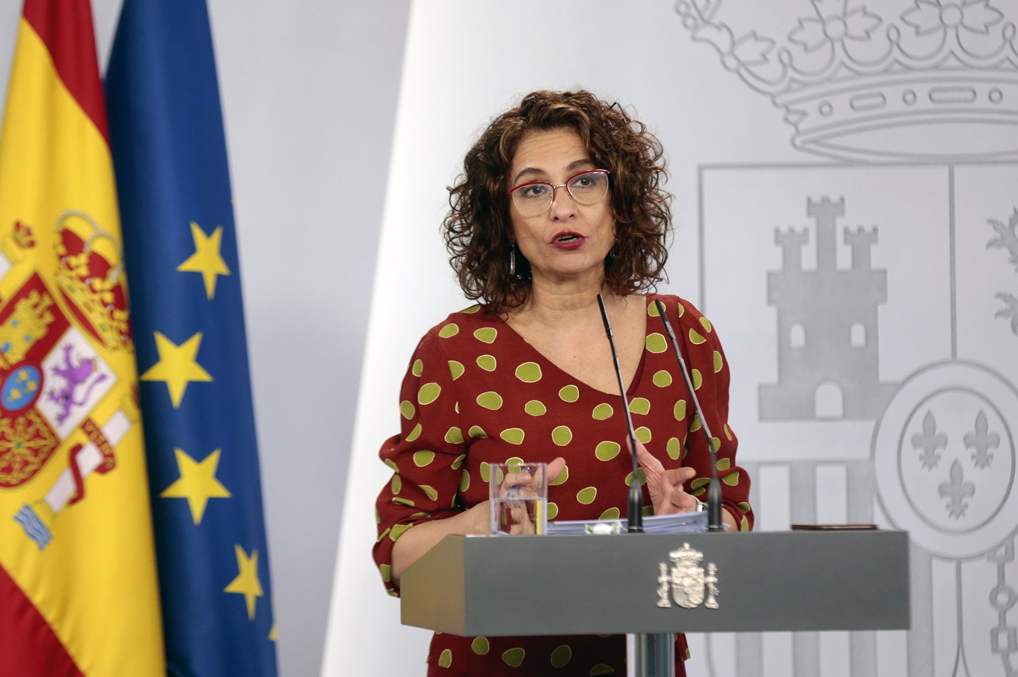 Maria Jesus Montero Ogasun eta Zerbitzu Publikoko ministroa | Argazkia: Moncloa Maria Jesus Montero Ogasun eta Zerbitzu Publikoko ministroa | Argazkia: Moncloa