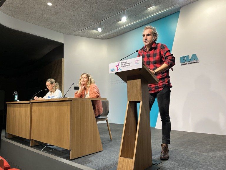 Igor Eizagirre ELAko sektore publikoko arduraduna | Argazkia: ELA Igor Eizagirre ELAko sektore publikoko arduraduna | Argazkia: ELA