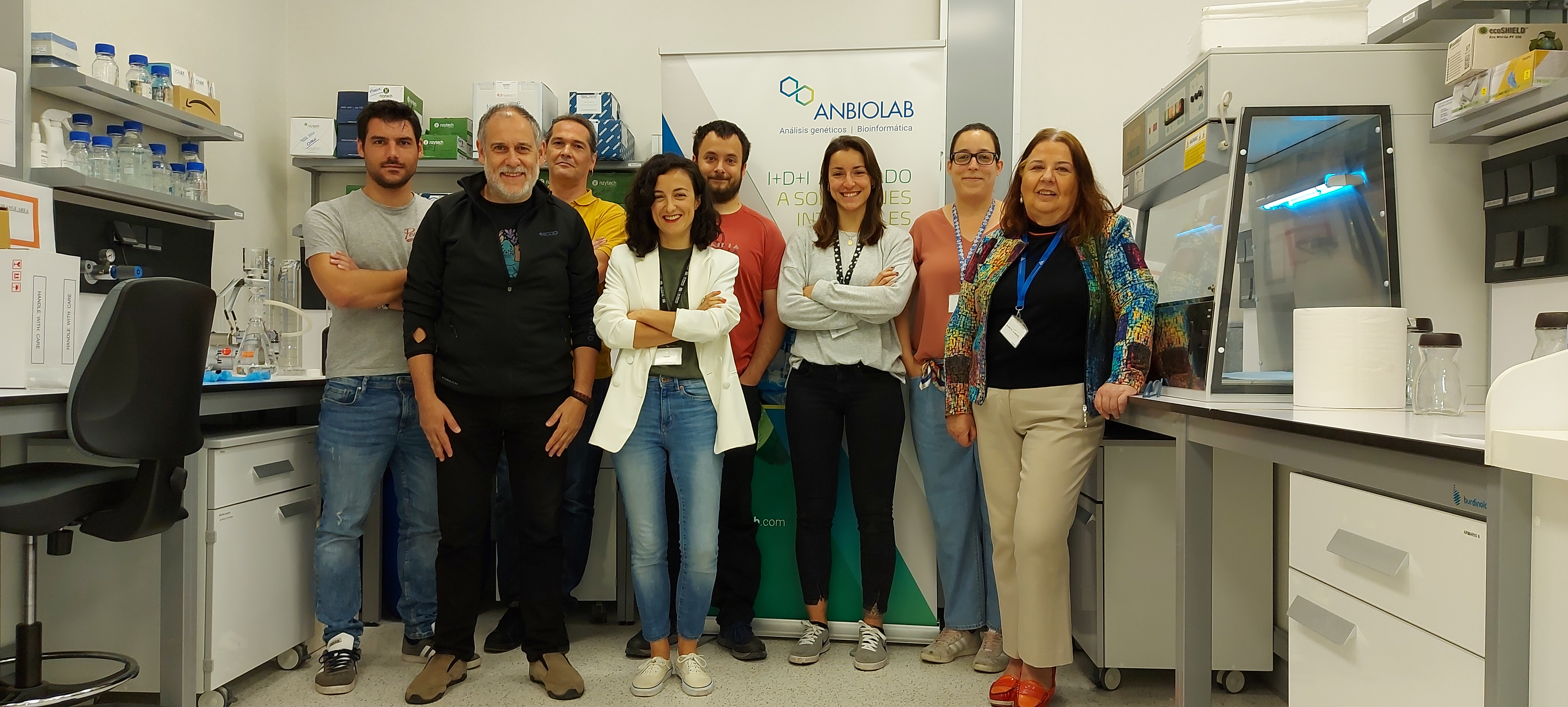 Anbiolabeko taldea | Argazkia: Anbiolab Anbiolabeko taldea | Argazkia: Anbiolab