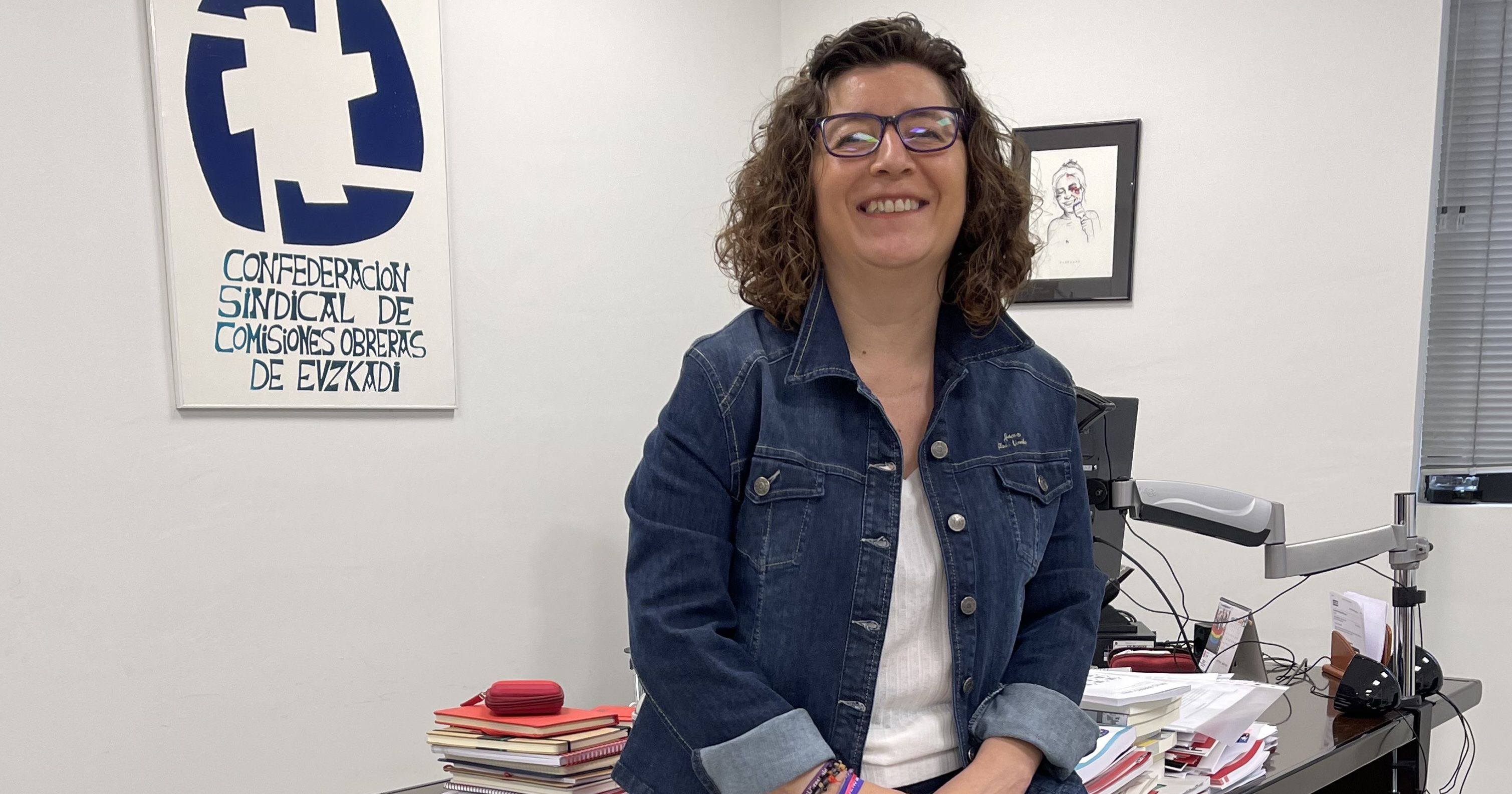 Loli Garcia CCOO sindikatuko Euskadiko idazkari nagusia | Argazkia: CCOO