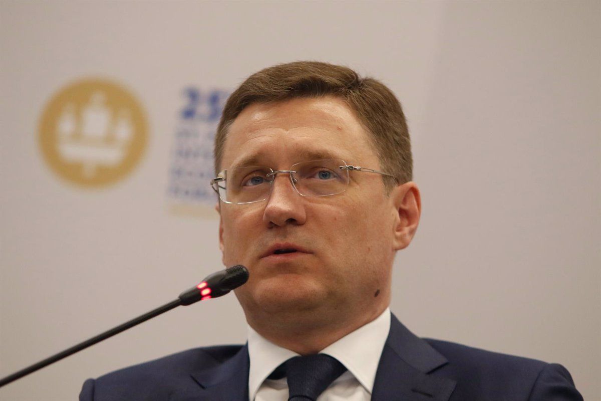 Alexander Novak bere agerraldi batean | Argazkia: Europa Press Alexander Novak bere agerraldi batean | Argazkia: Europa Press