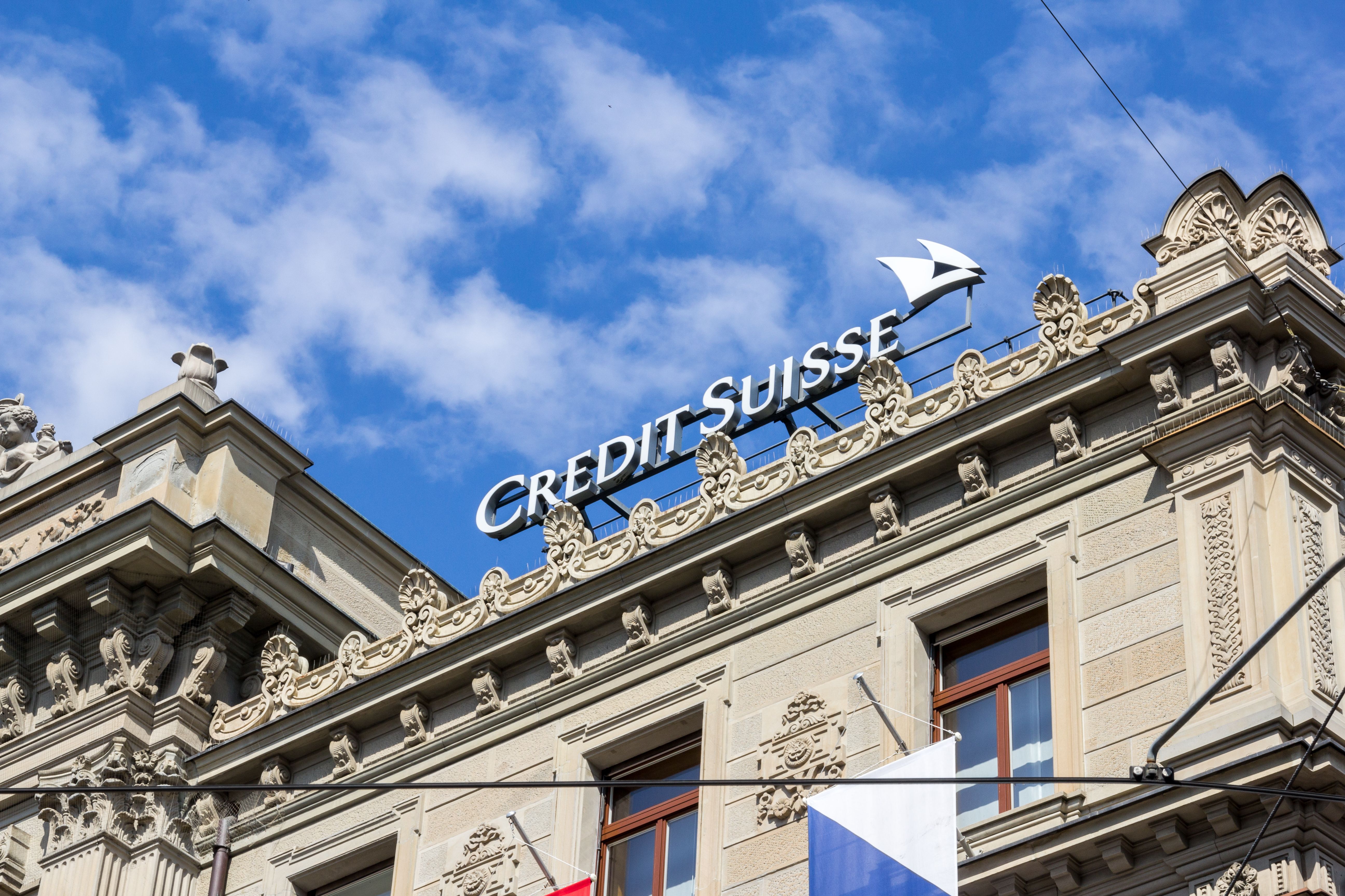 Credit Suissen egoitza Zurichen | Argazkia: iStock Credit Suissen egoitza Zurichen | Argazkia: iStock