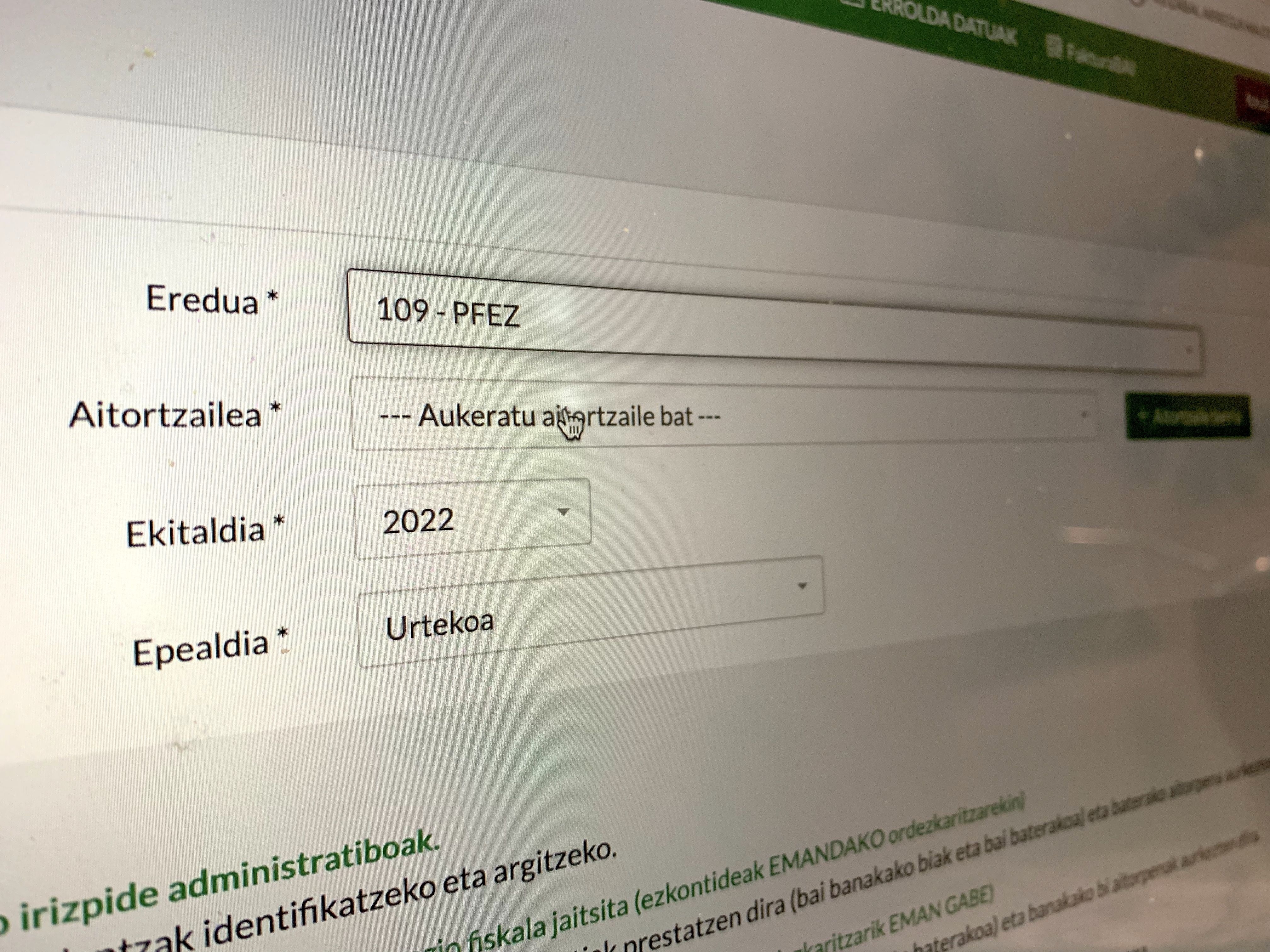 Errenta aitorpena online egiteko aukera | Argazkia: EnpresaBIDEA Errenta aitorpena online egiteko aukera | Argazkia: EnpresaBIDEA