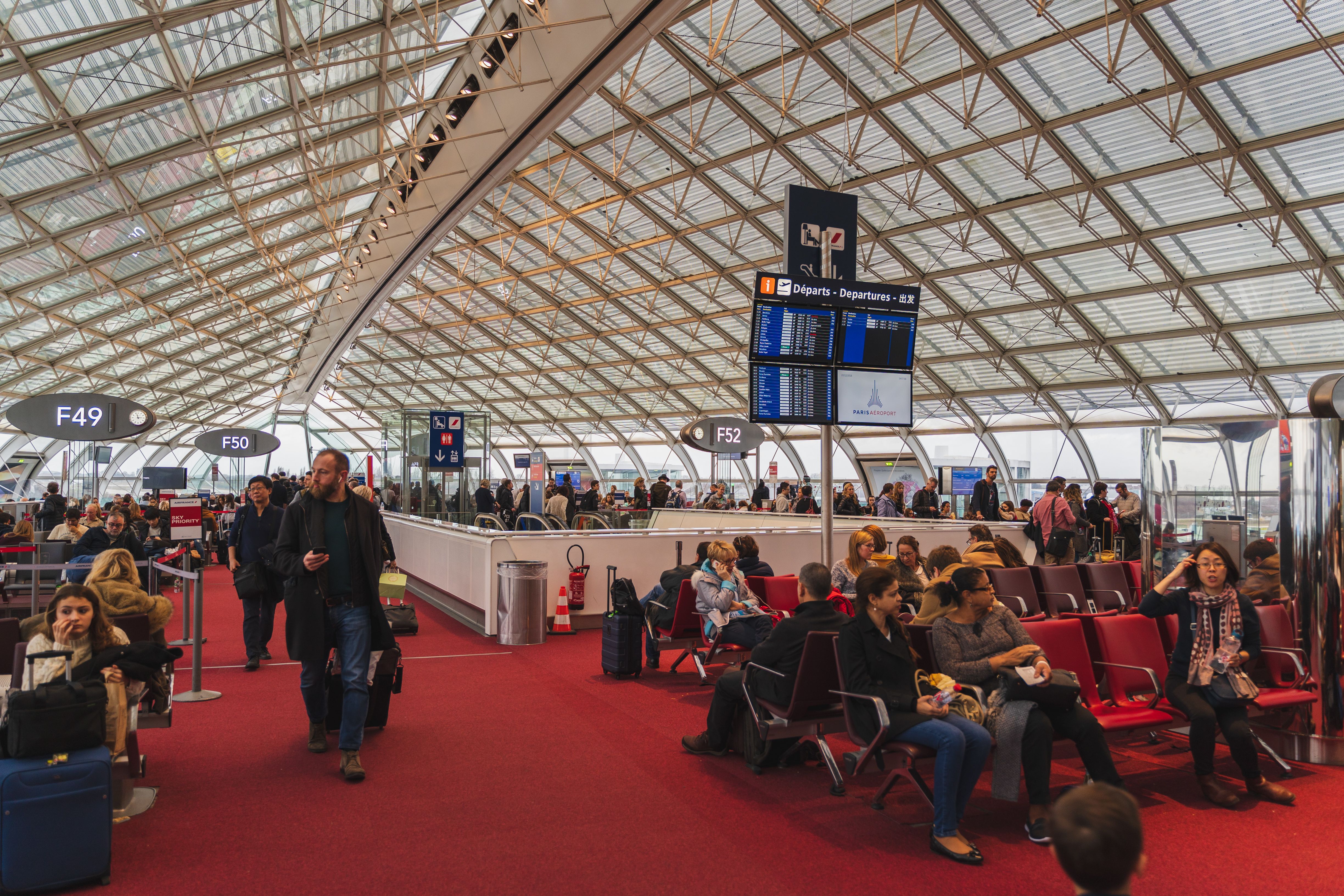 Charles de Gaulle Parisko aireportua | Argazkia: iStock Charles de Gaulle Parisko aireportua | Argazkia: iStock