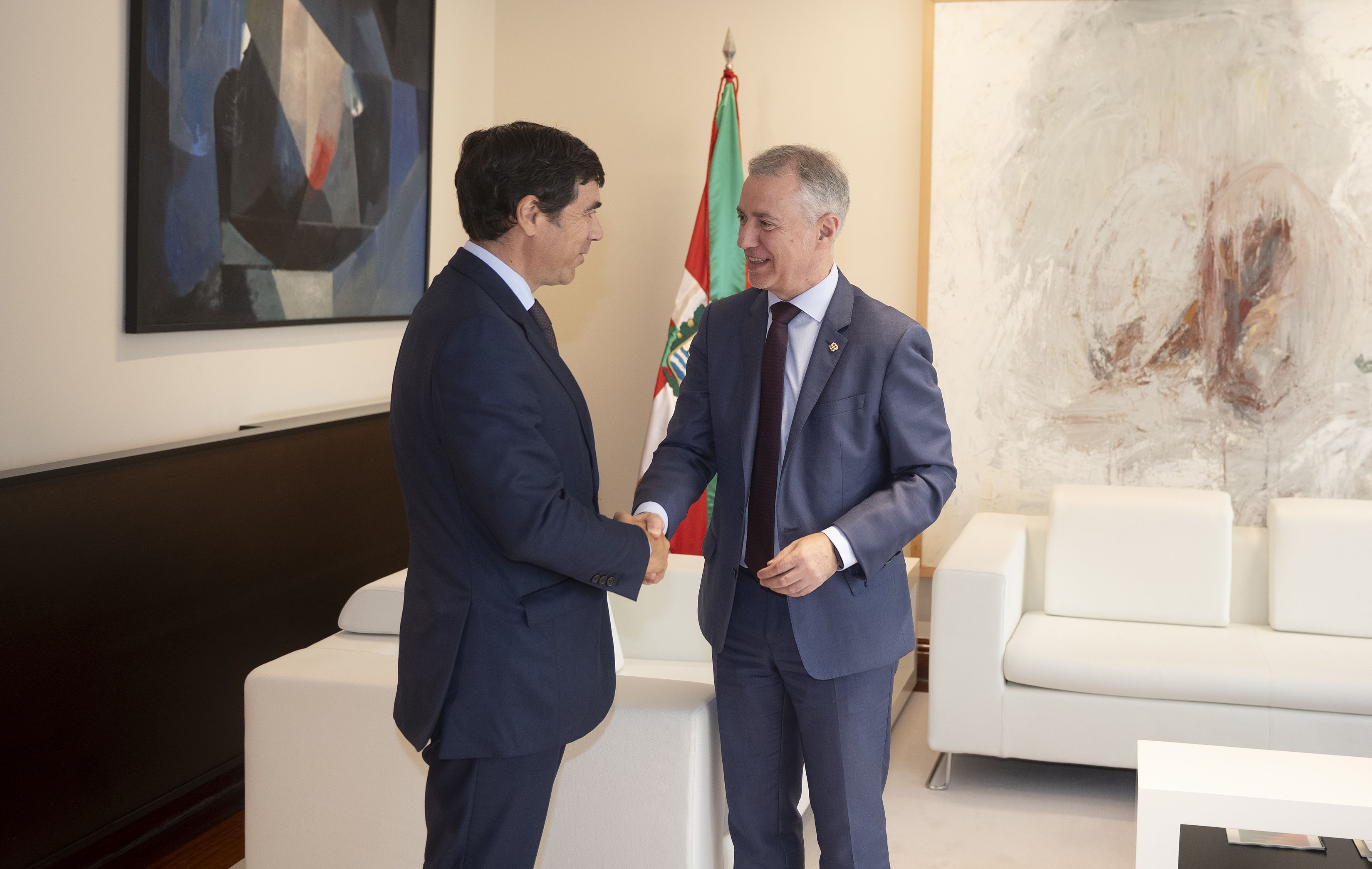 Anton Arriola eta Iñigo Urkullu gaur | Argazkia: Kutxabank Anton Arriola eta Iñigo Urkullu gaur | Argazkia: Kutxabank