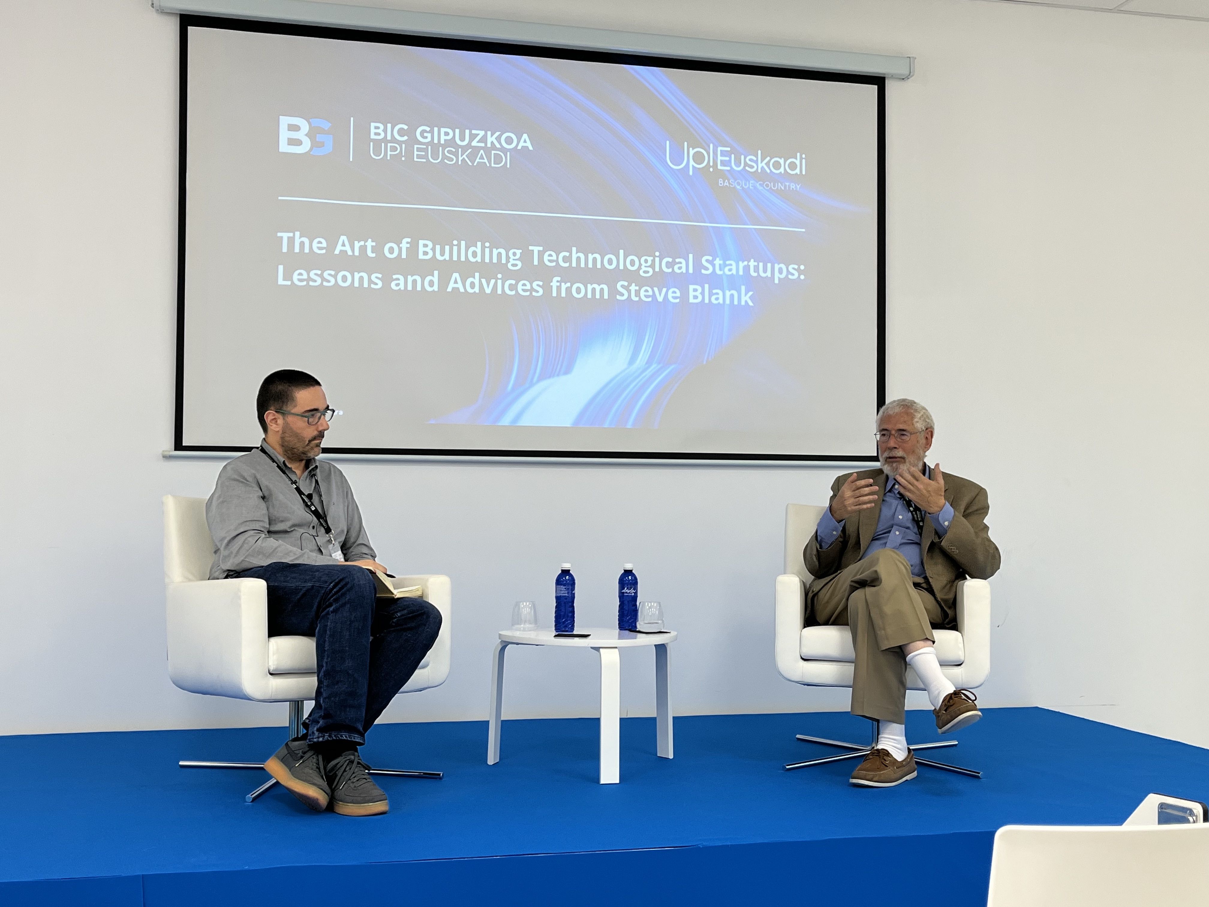 Steve Blank, uztailean, Donostian | Argazkia: EnpresaBIDEA Steve Blank, uztailean, Donostian | Argazkia: EnpresaBIDEA