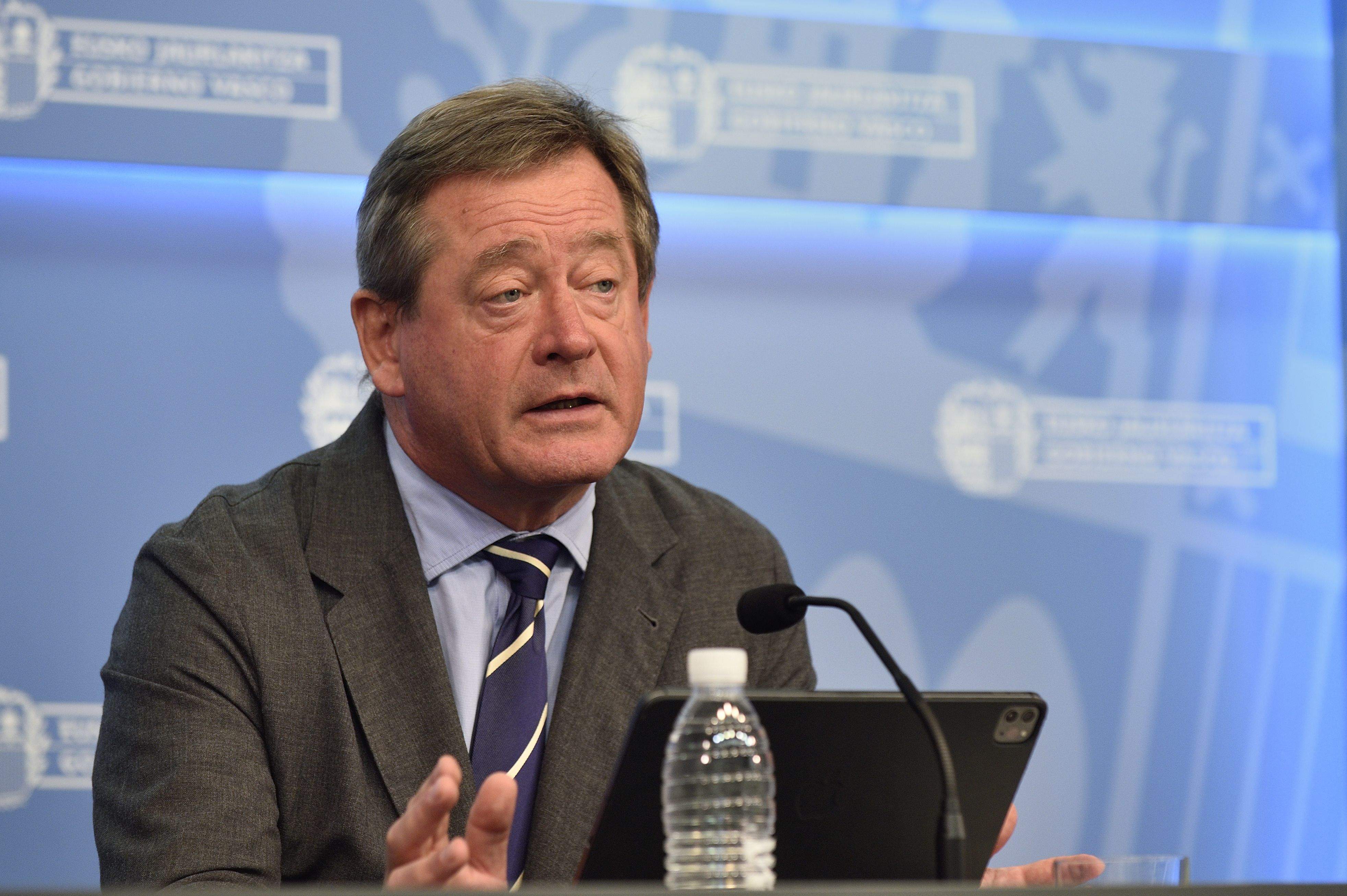 Bingen Zupiria gaurko agerraldian | Argazkia: Eusko Jaurlaritza