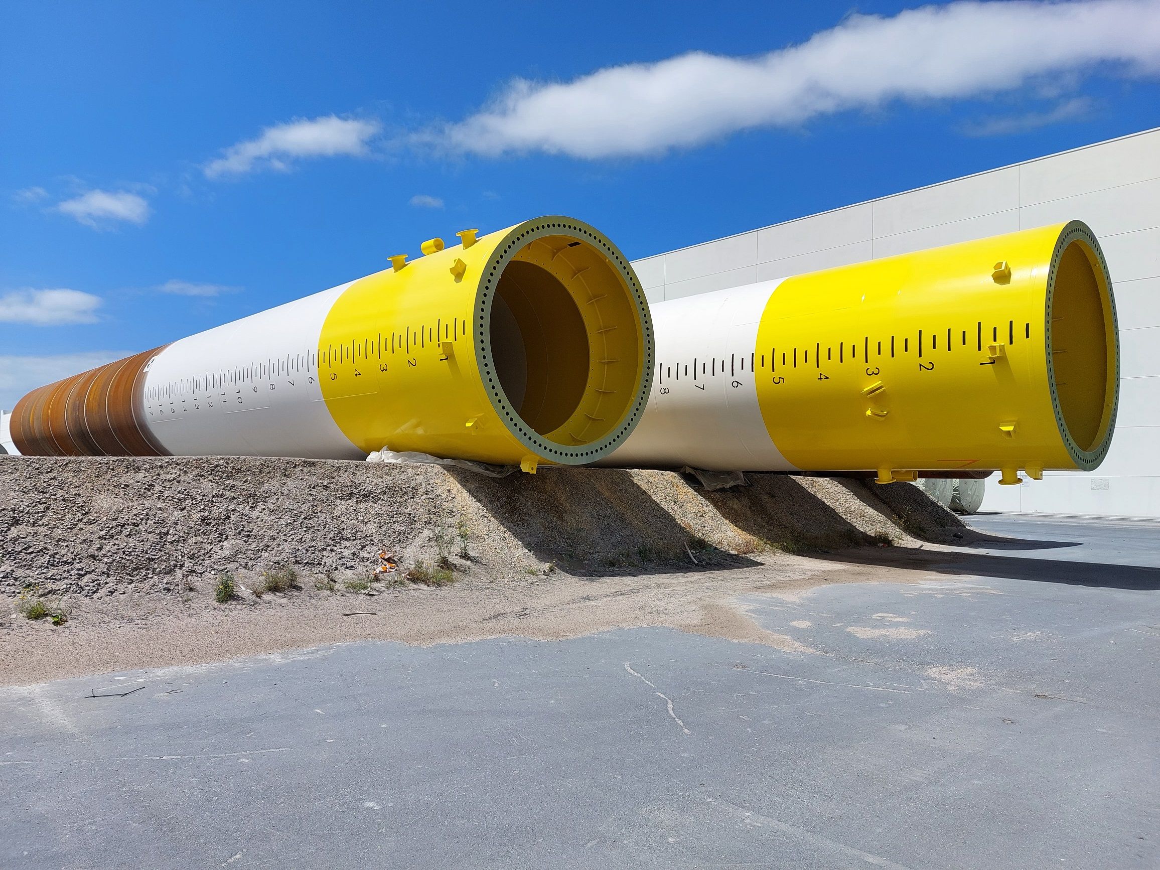 Haizea Bilbaoren monopilote bat | Argazkia: Haizea Wind Group Haizea Bilbaoren monopilote bat | Argazkia: Haizea Wind Group