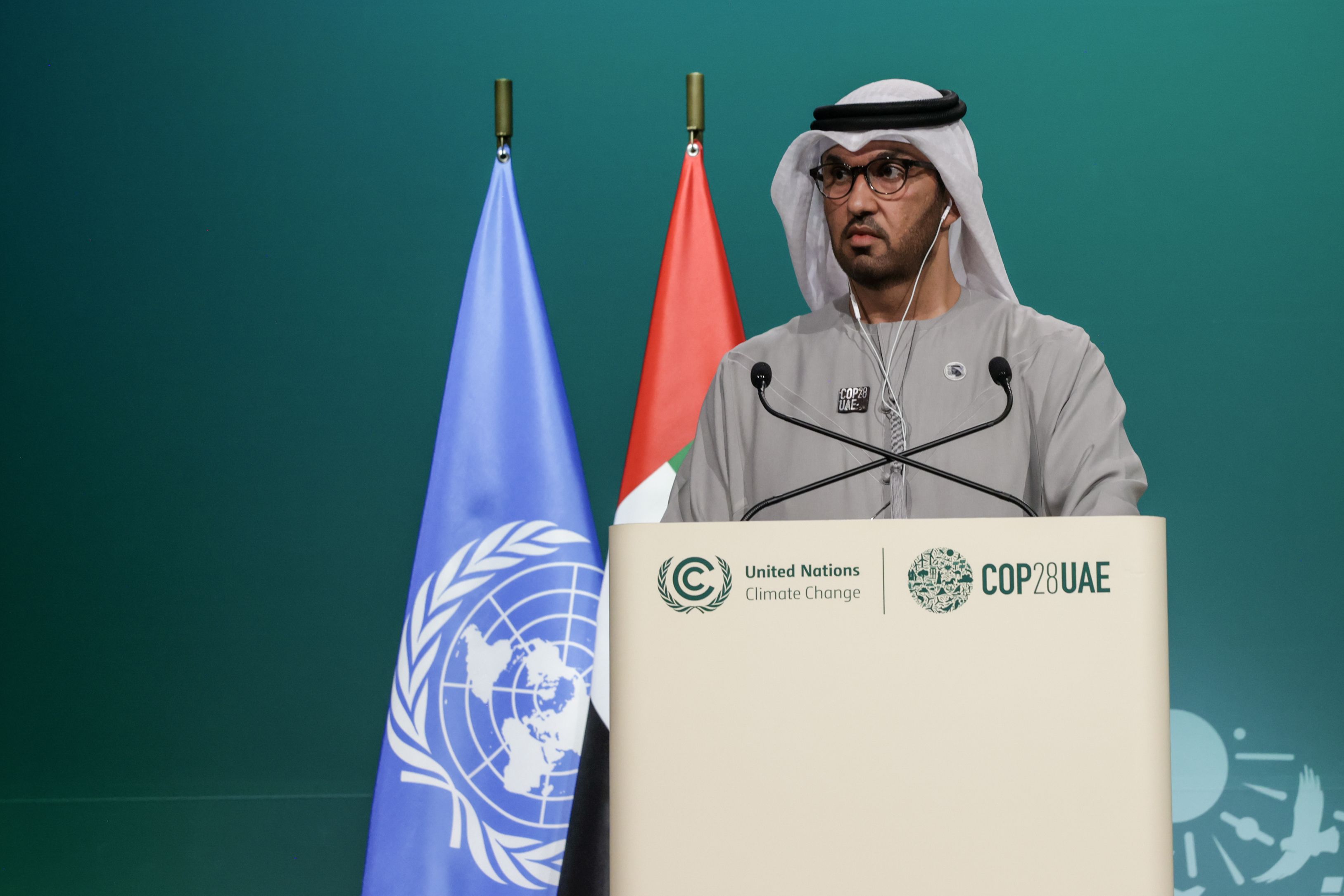 Sultan al-Jaber COP28ko presidentea | Argazkia: COP28 / Christophe Viseux Sultan al-Jaber COP28ko presidentea | Argazkia: COP28 / Christophe Viseux