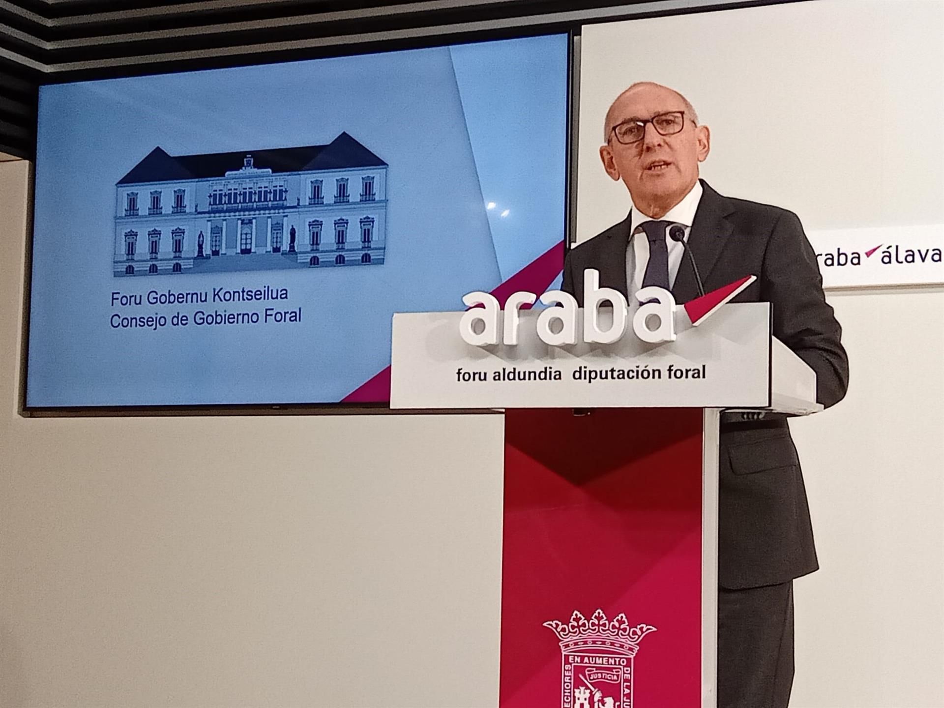 Ramiro González Arabako ahaldun nagusia | Argazkia: Europa Press Ramiro González Arabako ahaldun nagusia | Argazkia: Europa Press