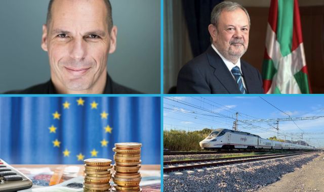 Varoufakisen liburu berria edota Talgoren erosketa prozesua gaurko Talaian mintzagai | Muntaia: EnpresaBIDEA Varoufakisen liburu berria edota Talgoren erosketa prozesua gaurko Talaian mintzagai | Muntaia: EnpresaBIDEA