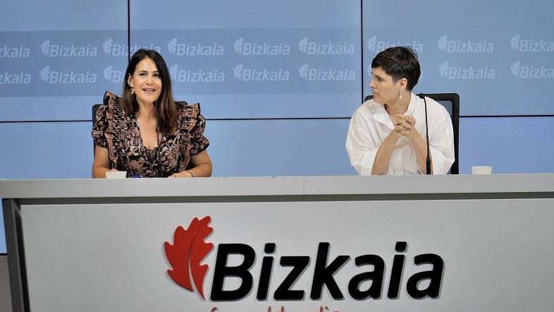 Leixuri Arrizabalaga eta Arantza Atutxa | Argazkia: Bizkaiko Foru Aldundia Leixuri Arrizabalaga eta Arantza Atutxa | Argazkia: Bizkaiko Foru Aldundia