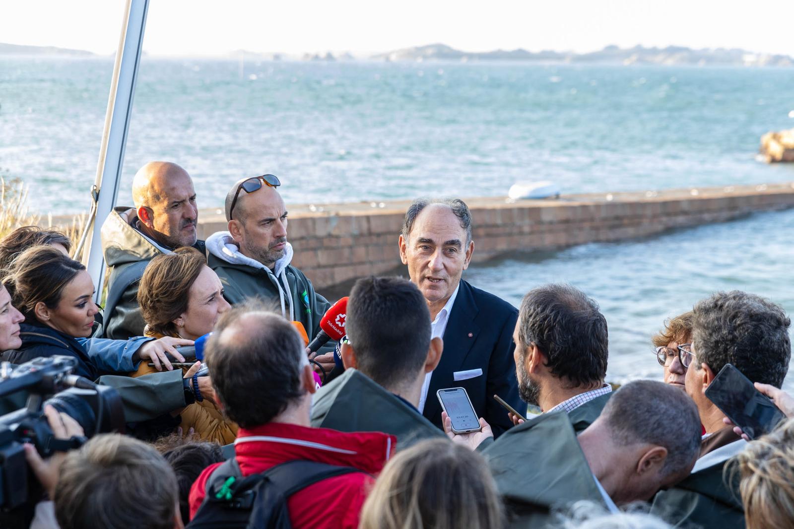 Ignacio Galán Iberdrolako presidentea Saint Brieucen | Argazkia: Iberdrola