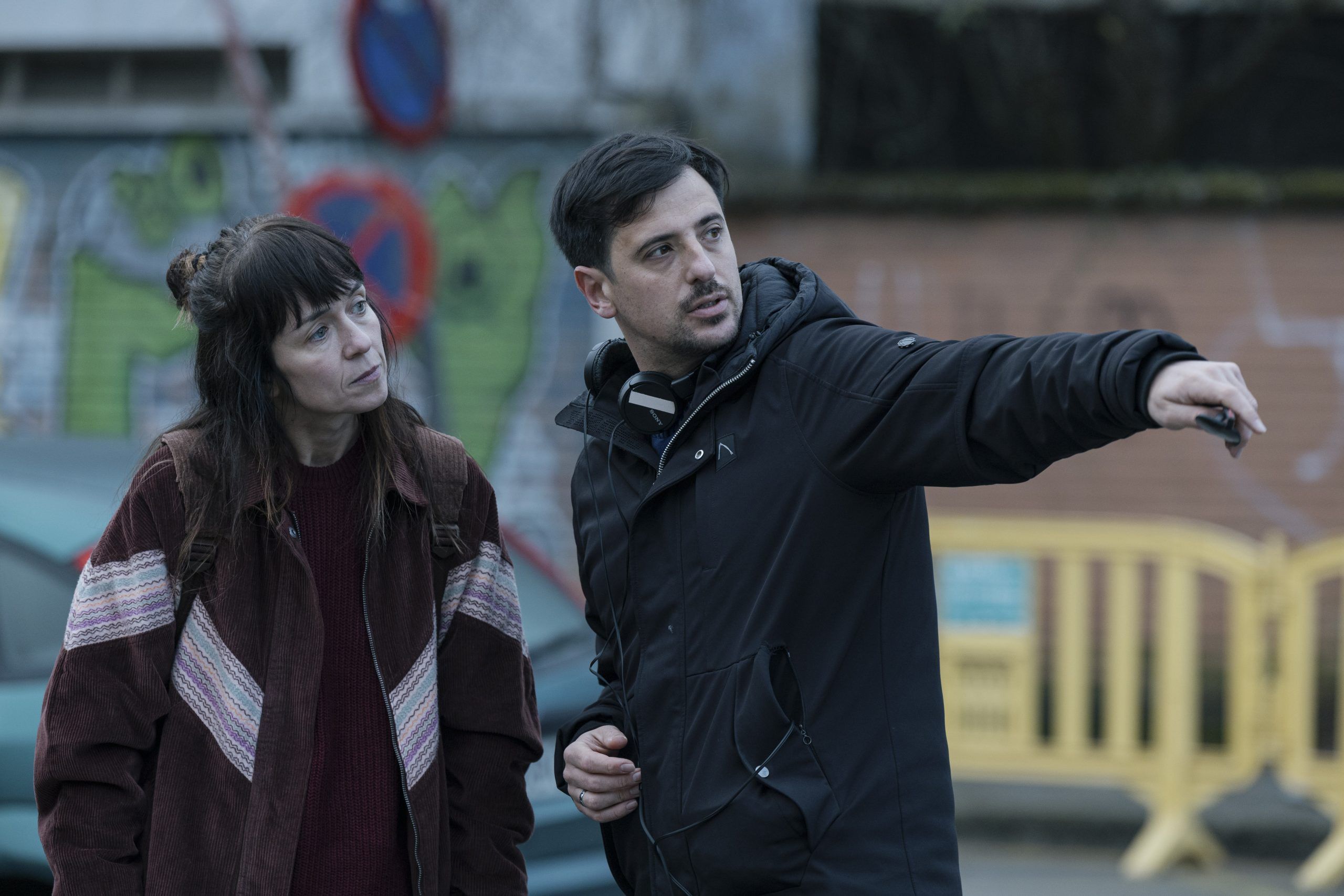 Miren Gaztañaga 'Azken erromantikoak' filmeko protagonista, eta David Pérez Sañudo zuzendaria Miren Gaztañaga 'Azken erromantikoak' filmeko protagonista, eta David Pérez Sañudo zuzendaria