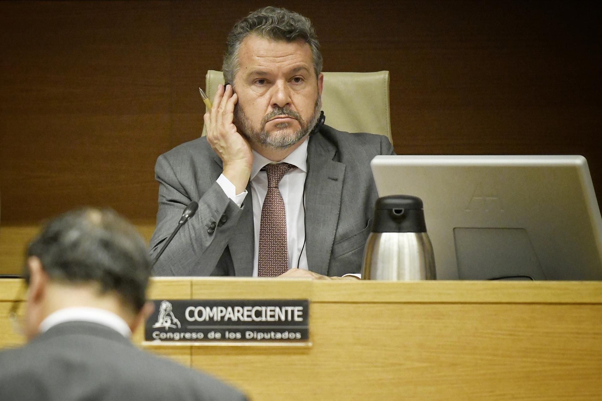 Buenaventura, gaur goizeko agerraldian | Argazkia: Fernando Sánchez/Europa Press Buenaventura, gaur goizeko agerraldian | Argazkia: Fernando Sánchez/Europa Press