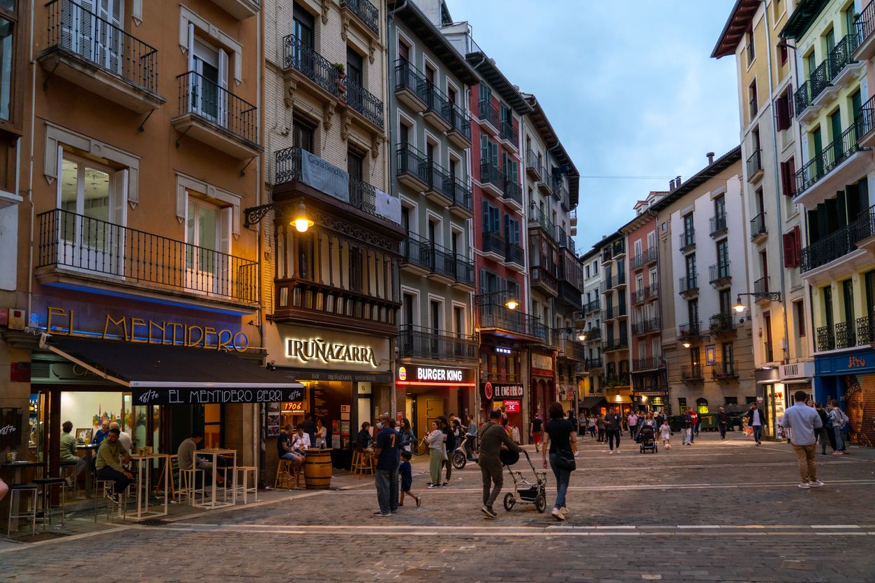 Iruñeako argazkia gauez | Argazkia: iStock