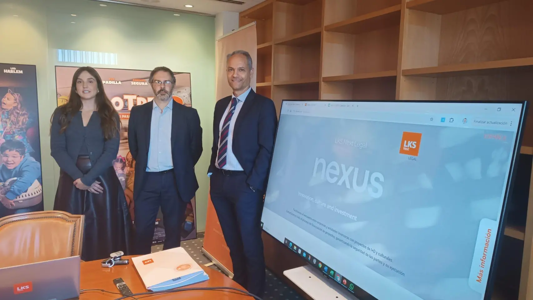 Nexus plataformaren aurkezpeneko une bat | Argazkia: LKS Next Legal Nexus plataformaren aurkezpeneko une bat | Argazkia: LKS Next Legal