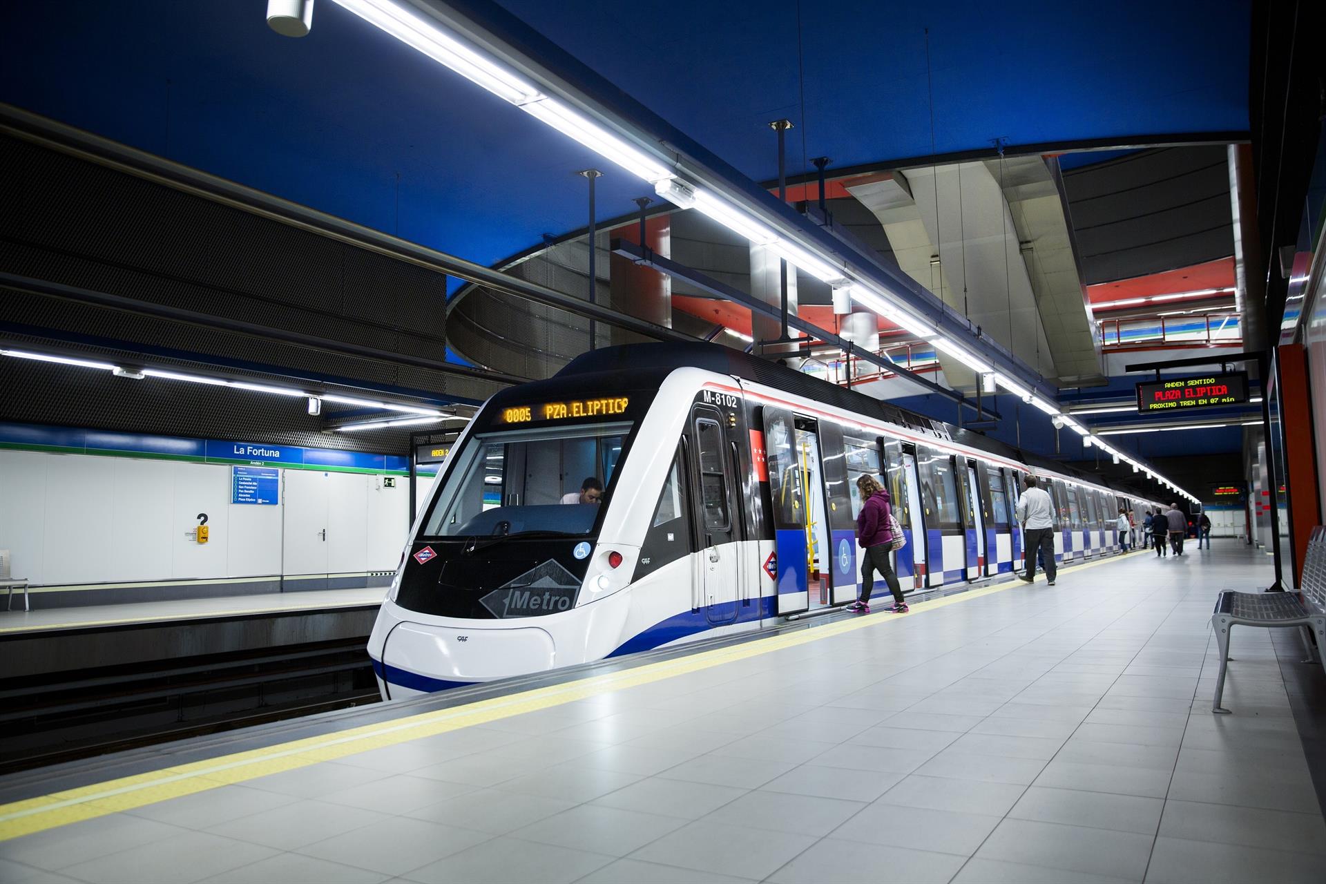 Madrilgo metroa | Argazkia: Europa Press / CAF Madrilgo metroa | Argazkia: Europa Press / CAF