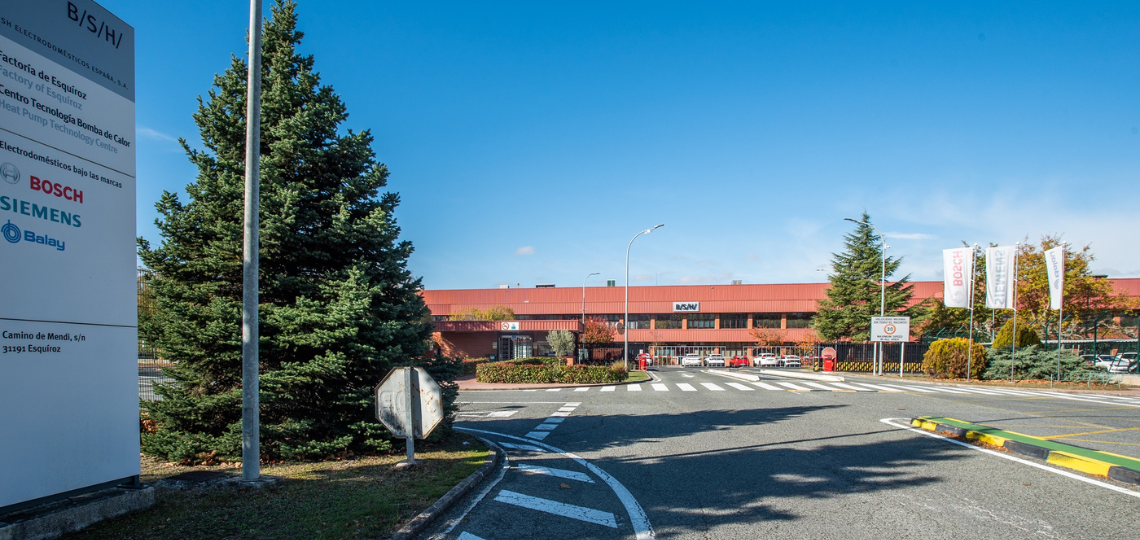 BSHren Ezkirozeko lantegia | Argazkia: UGT Nafarroa BSHren Ezkirozeko lantegia | Argazkia: UGT Nafarroa