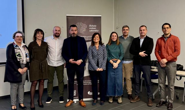 Planaren garapenean parte hartu duten eragileak, ostiraleko aurkezpenean | Argazkia: EGAZ Txorierri Planaren garapenean parte hartu duten eragileak, ostiraleko aurkezpenean | Argazkia: EGAZ Txorierri