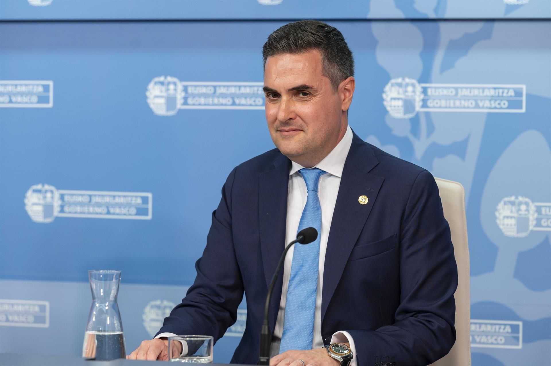 Mikel Jauregi Industria, Trantsizio Energetiko eta Jasangarritasun sailburua | Argazkia: Irekia