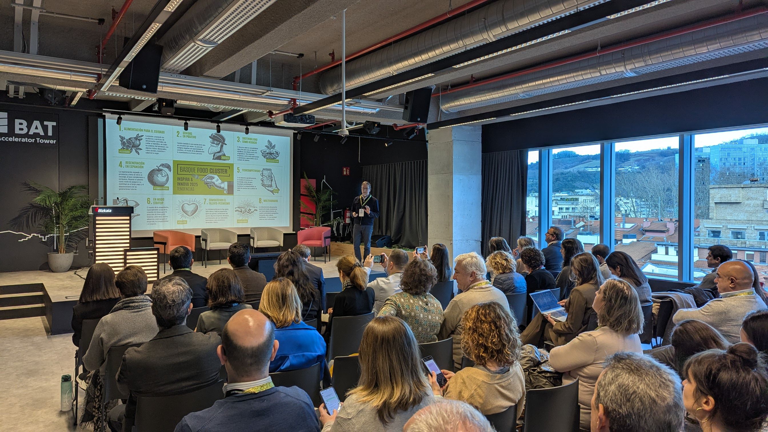Bilboko B Accelerator Towerren egin da ekitaldia | Argazkia: Basque Food Cluster