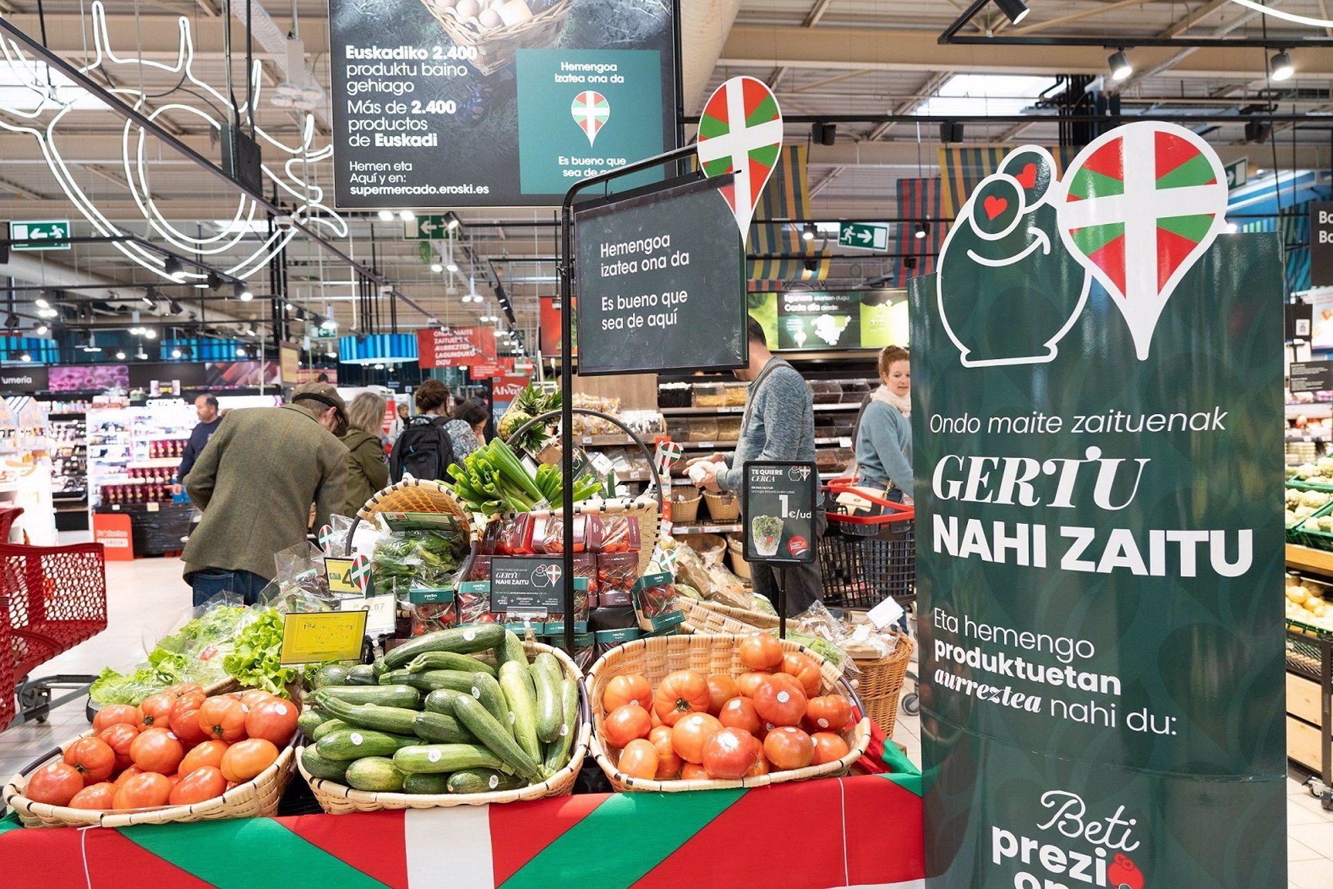 EAEko 365 hornitzailerekin egiten du lan gaur egun Eroskik | Argazkia: Eroski