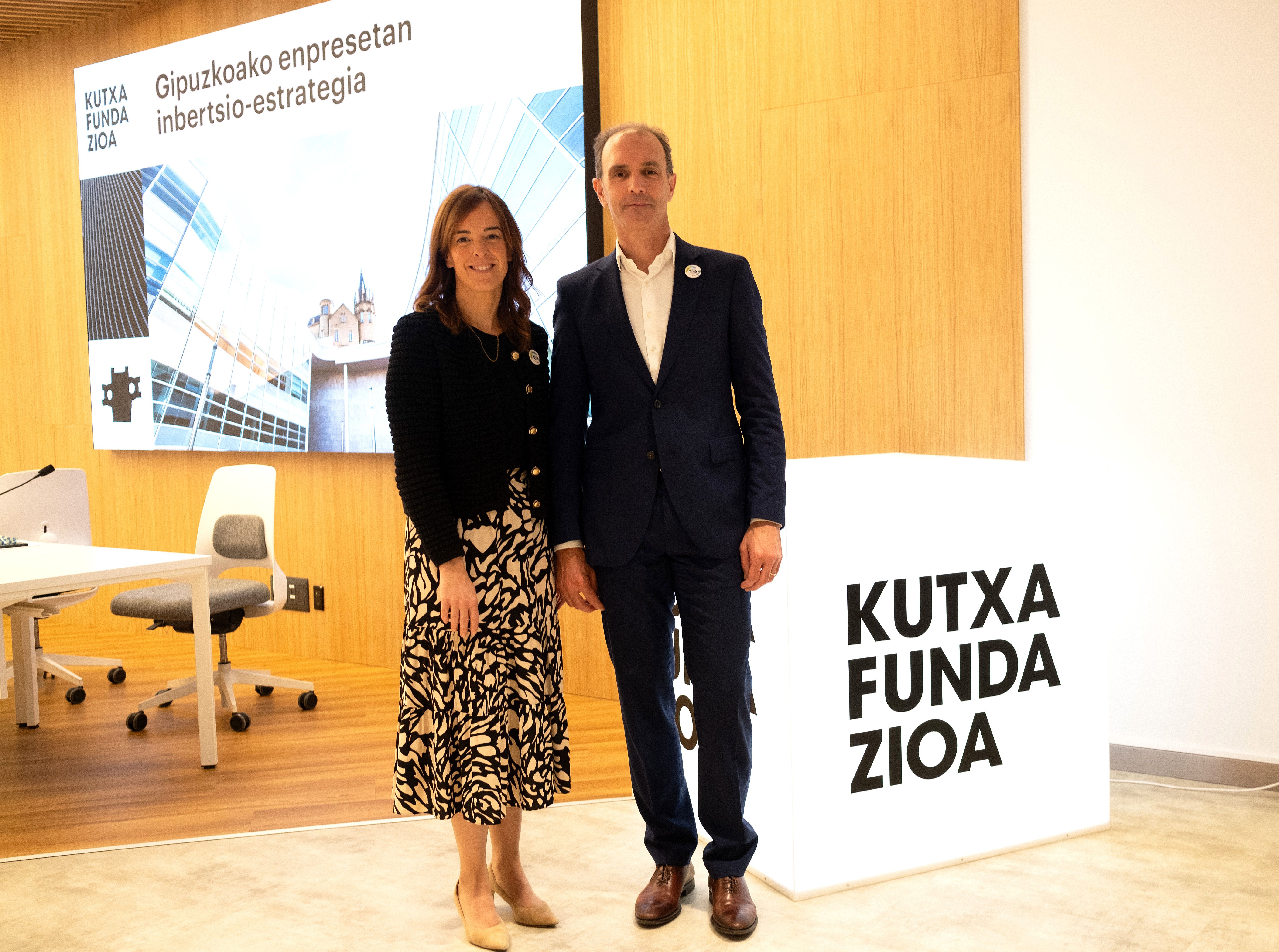 Eluska Sukia eta Ander Aizpurua, gaurko agerraldian | Argazkia: Kutxa Fundazioa