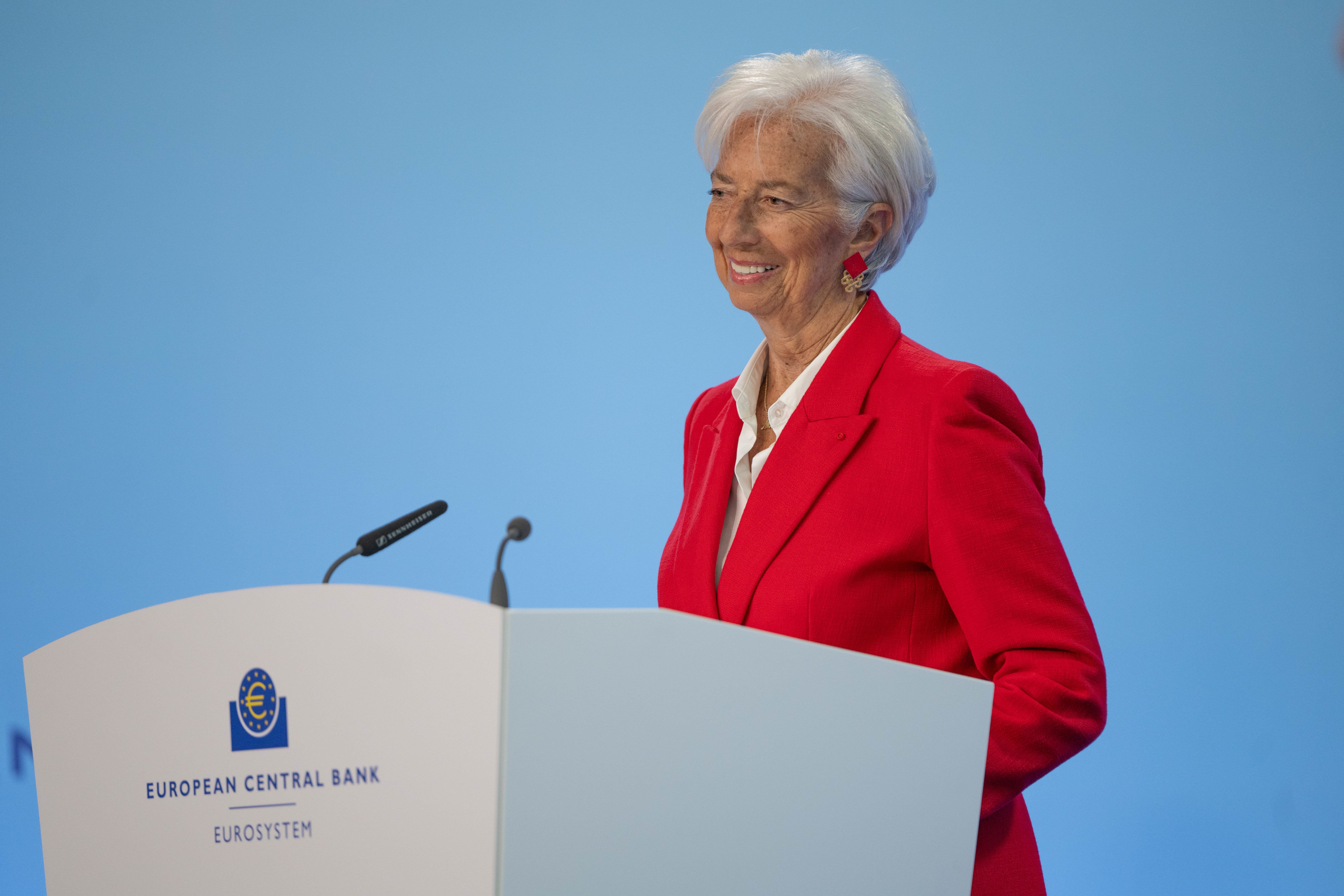 Christine Lagarde, gaurko agerraldian | Argazkia: EBZ
