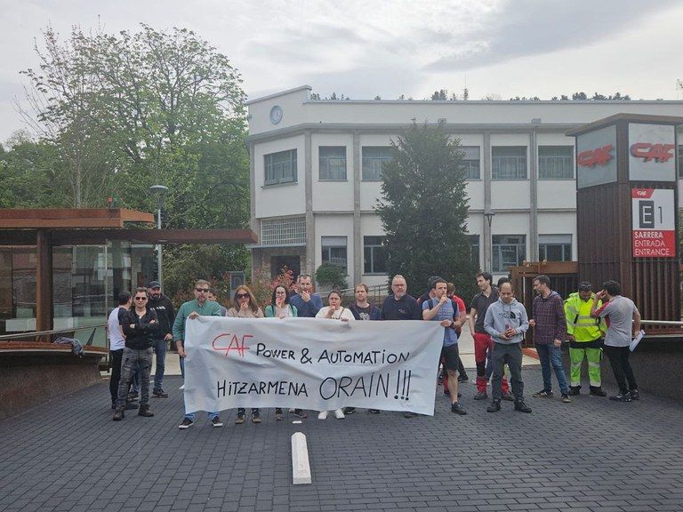 Apirilean egindako mobilizazio bat | Argazkia: ELA Apirilean egindako mobilizazio bat | Argazkia: ELA