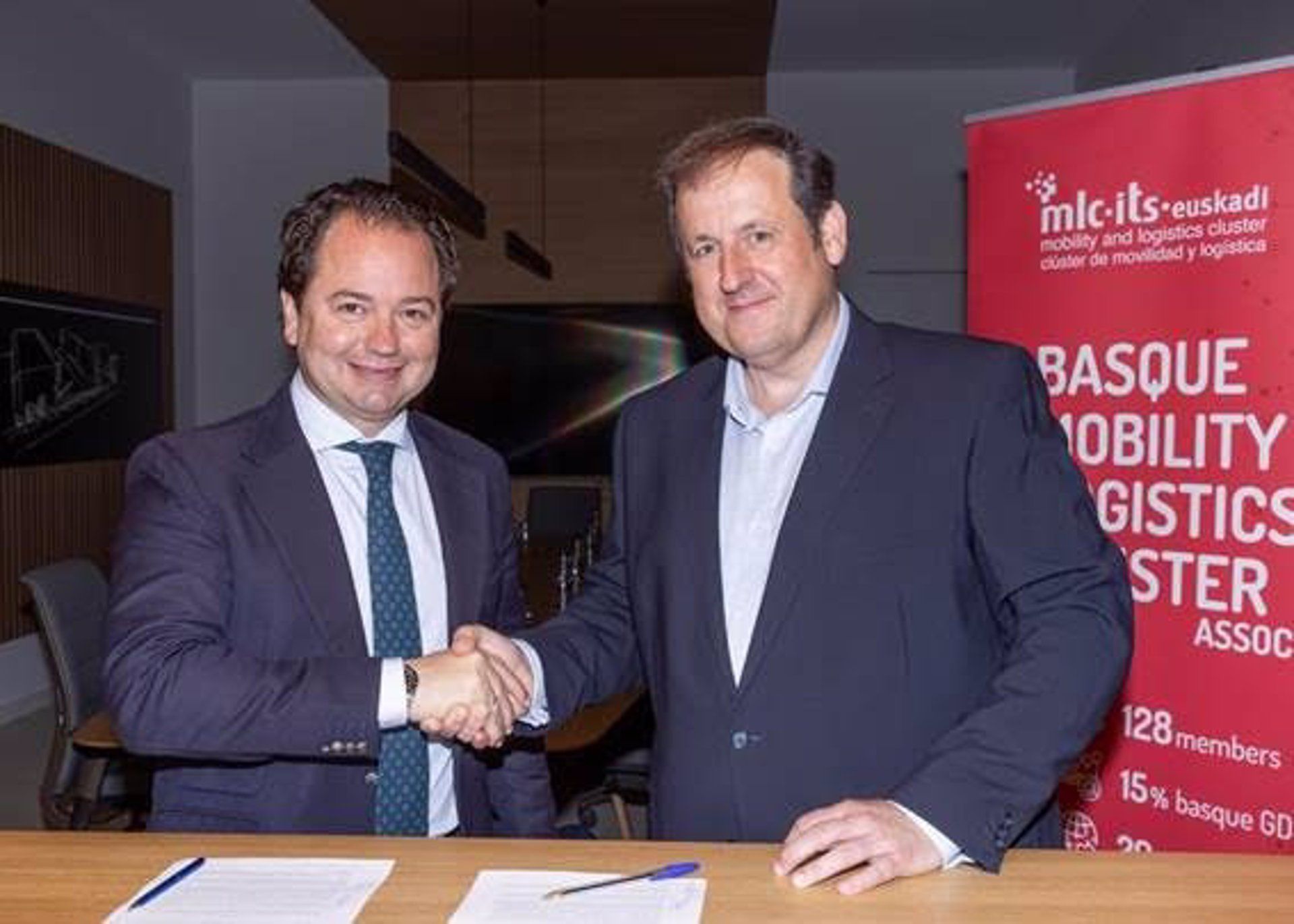 Argazkia: Miguel Angel Tamarit eta Eduardo Lasa, bi klusterretako presidenteak | Argazkia: MLC - ITS Euskadi
