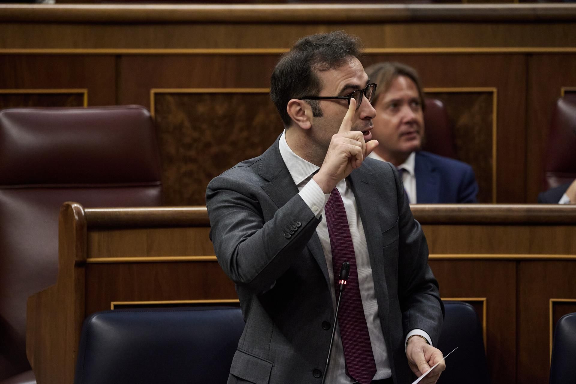 Carlos Cuerpo Espainiako Diputatuen Kongresuan | Argazkia: Jesus Helli / Europa Press