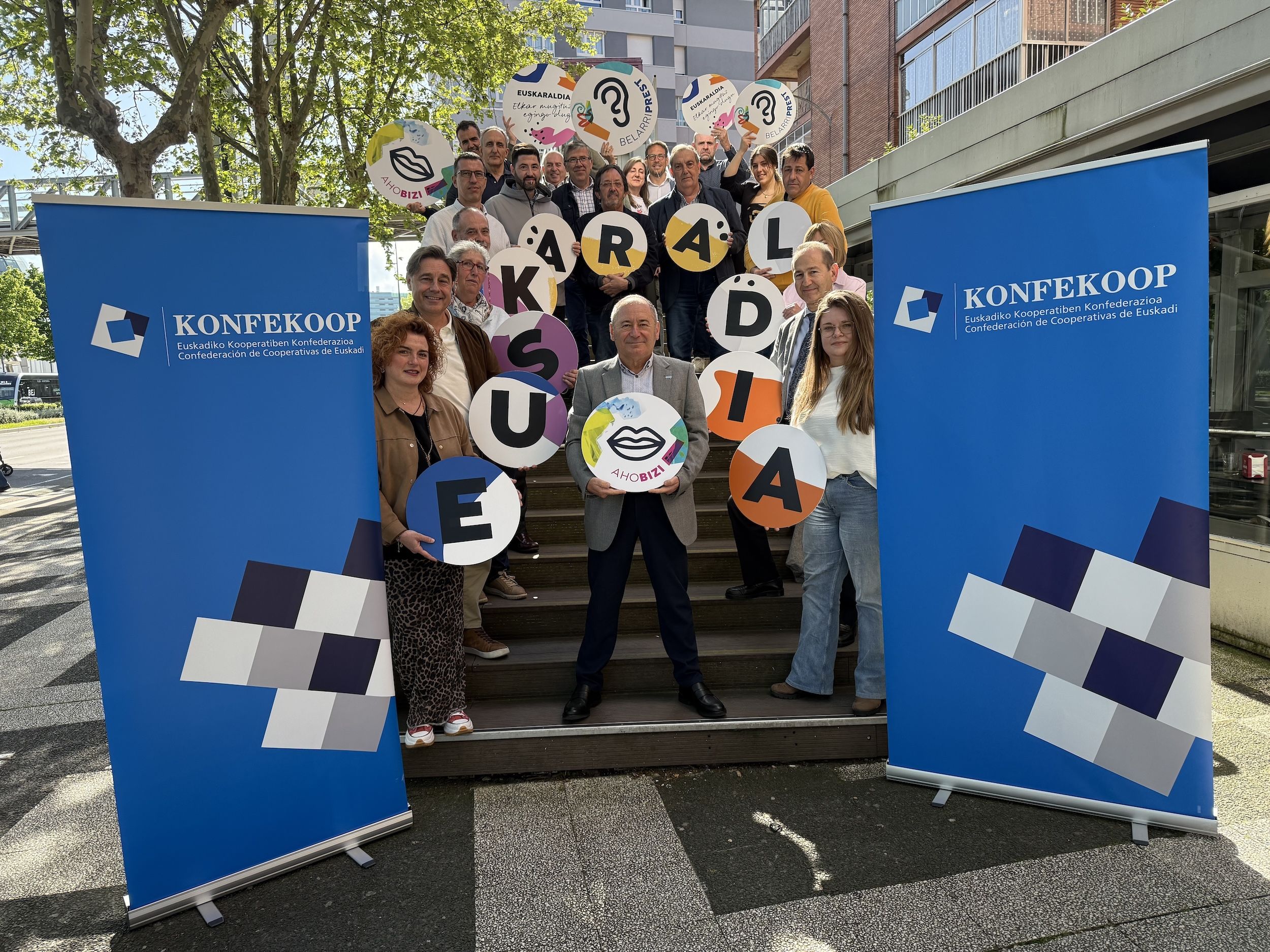 Konfekoopeko lantaldea, Euskaraldian | Argazkia: utzitakoa