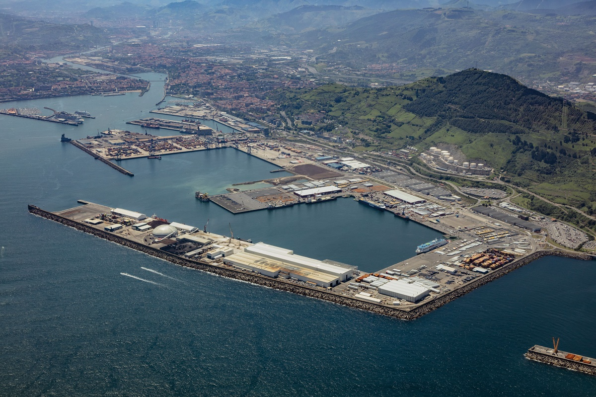 Bilboko portuaren panoramika, airetik | Argazkia: BPA Bilboko Portuko Agintaritza