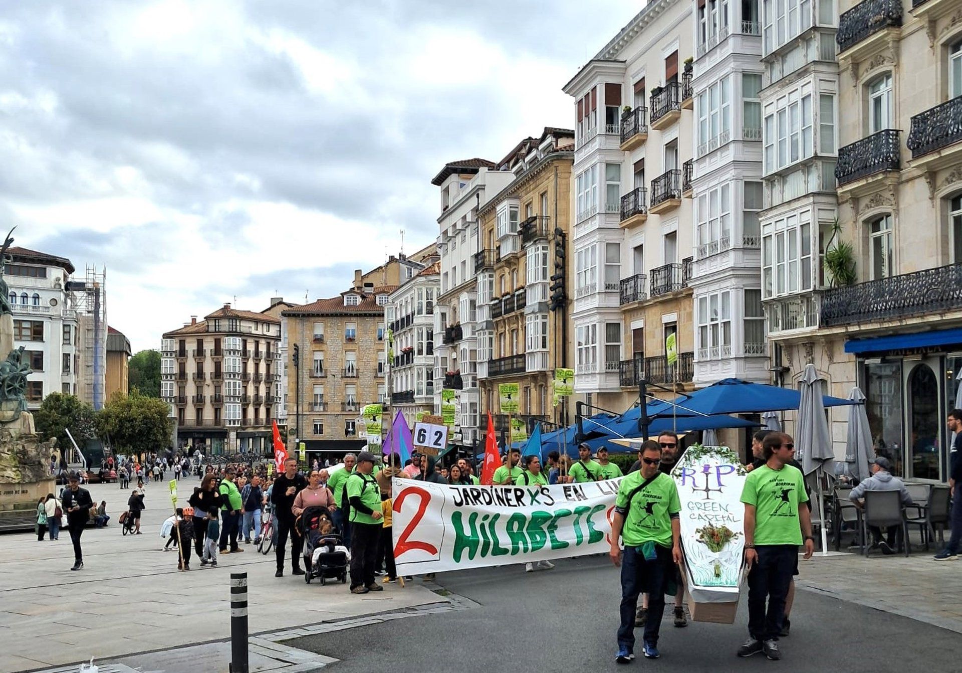Gasteizko lorezainen manifestazioa | Argazkia: Europa Press