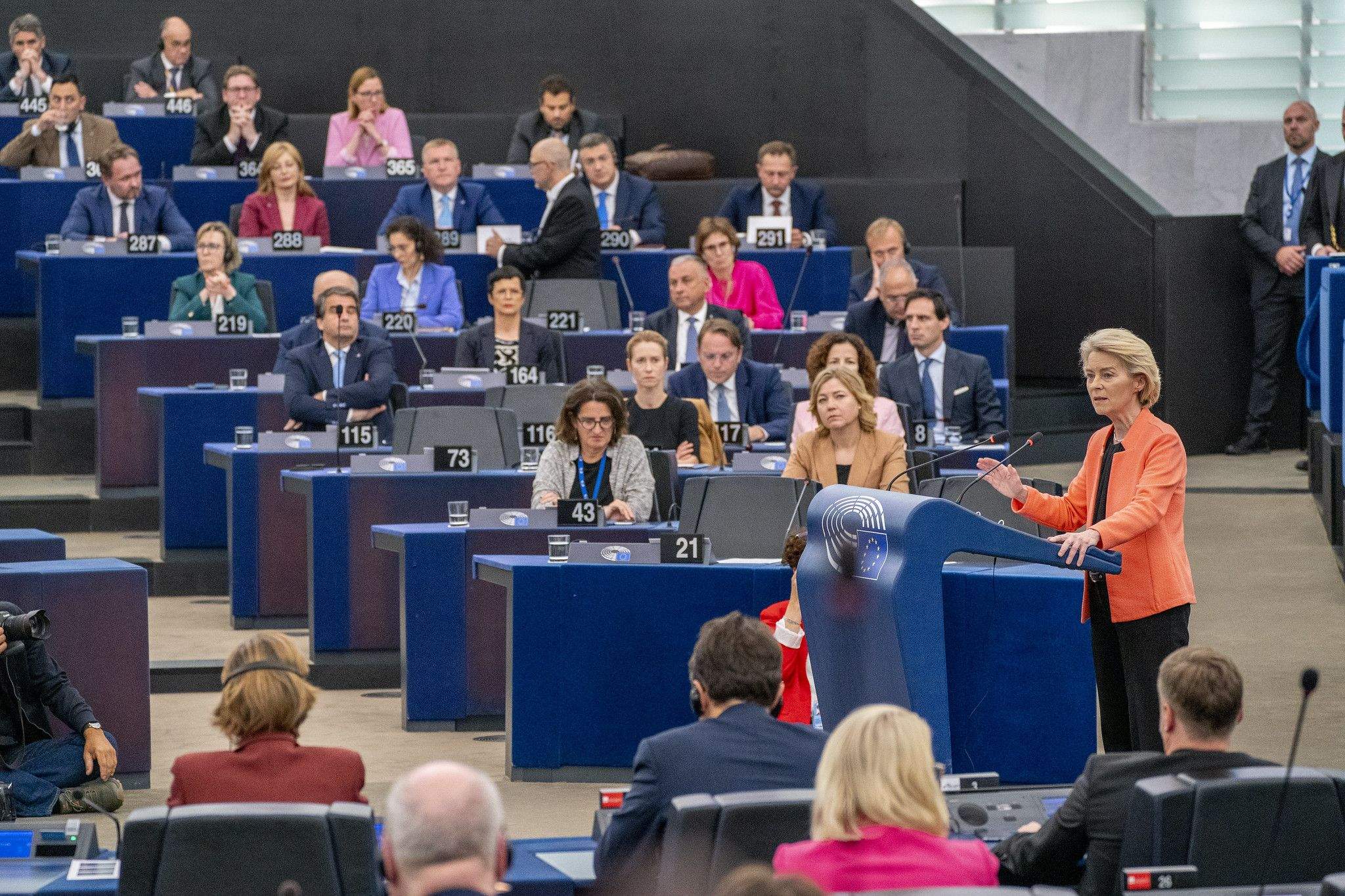 Von der Leyen Europako Parlamentuan, pasa den uztailean | Argazkia: Europako Parlamentua Von der Leyen Europako Parlamentuan, pasa den uztailean | Argazkia: Europako Parlamentua