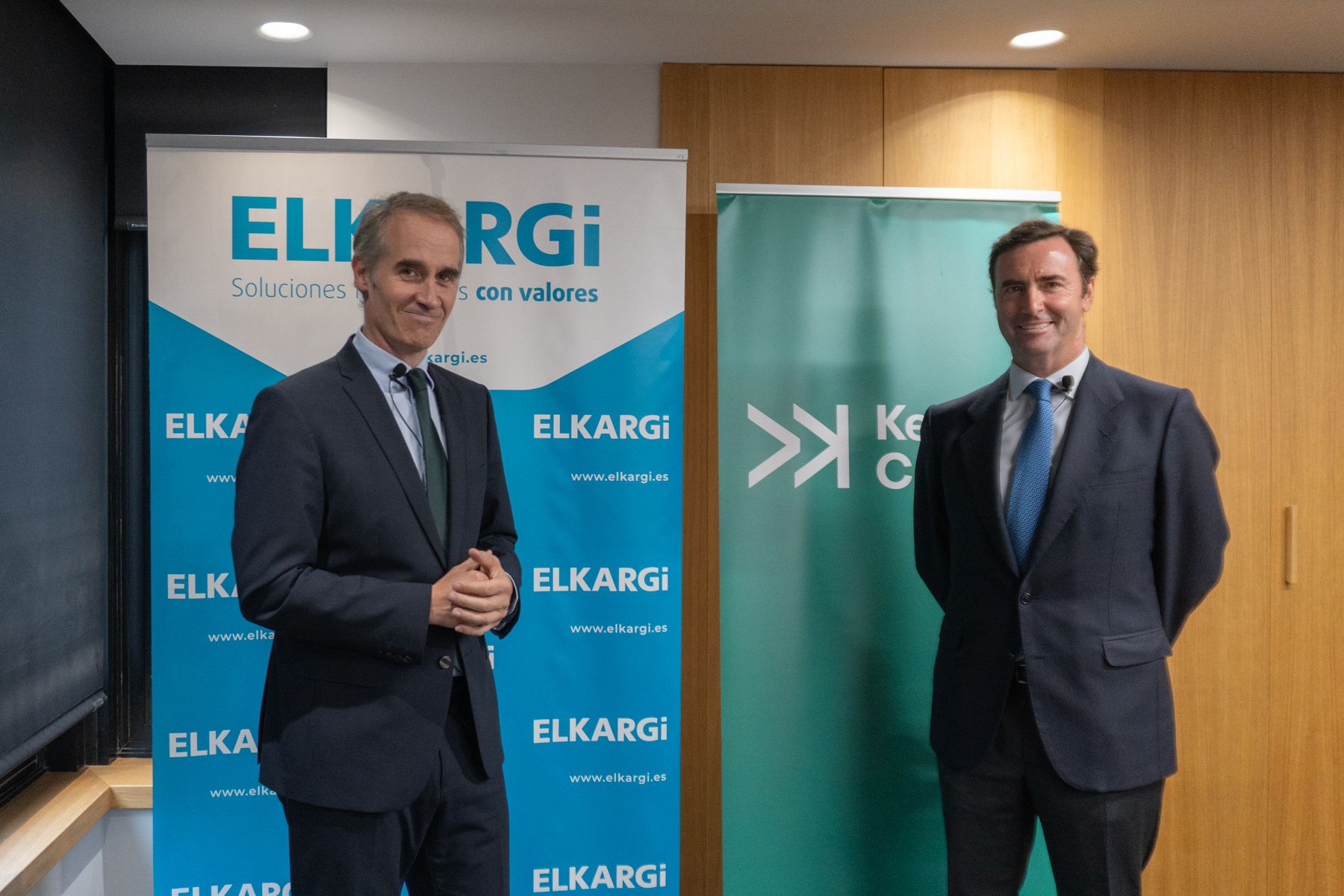 Zenon Vazquez (Elkargi) eta Borja Bertran (Kenta Capital) | Argazkia: Elkargi