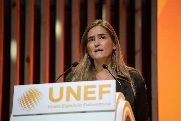 Sara Aagesen Trantsizio Ekologikorako ministroa | Argazkia: Europa Press