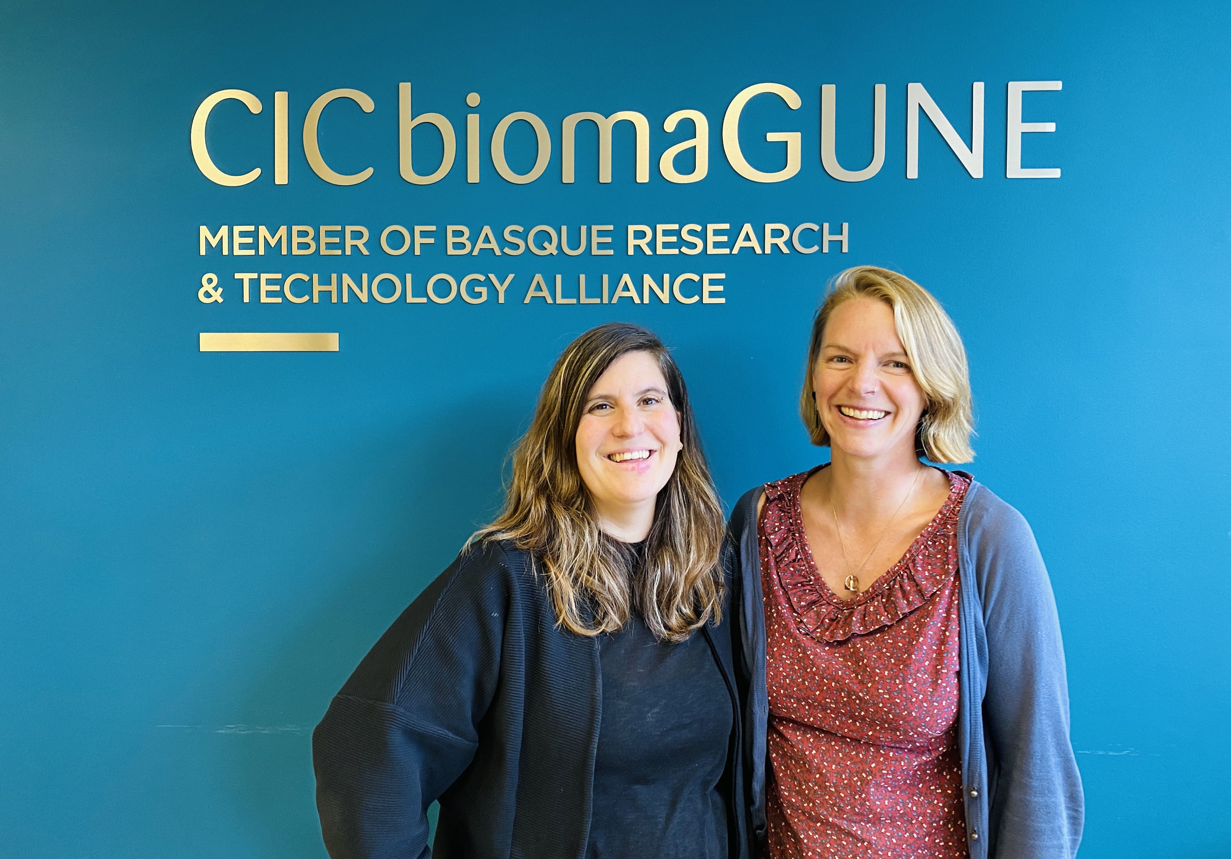 Dorleta Jimenez de Aberasturi eta Malou Henriksen | Argazkia: CIC biomaGUNE